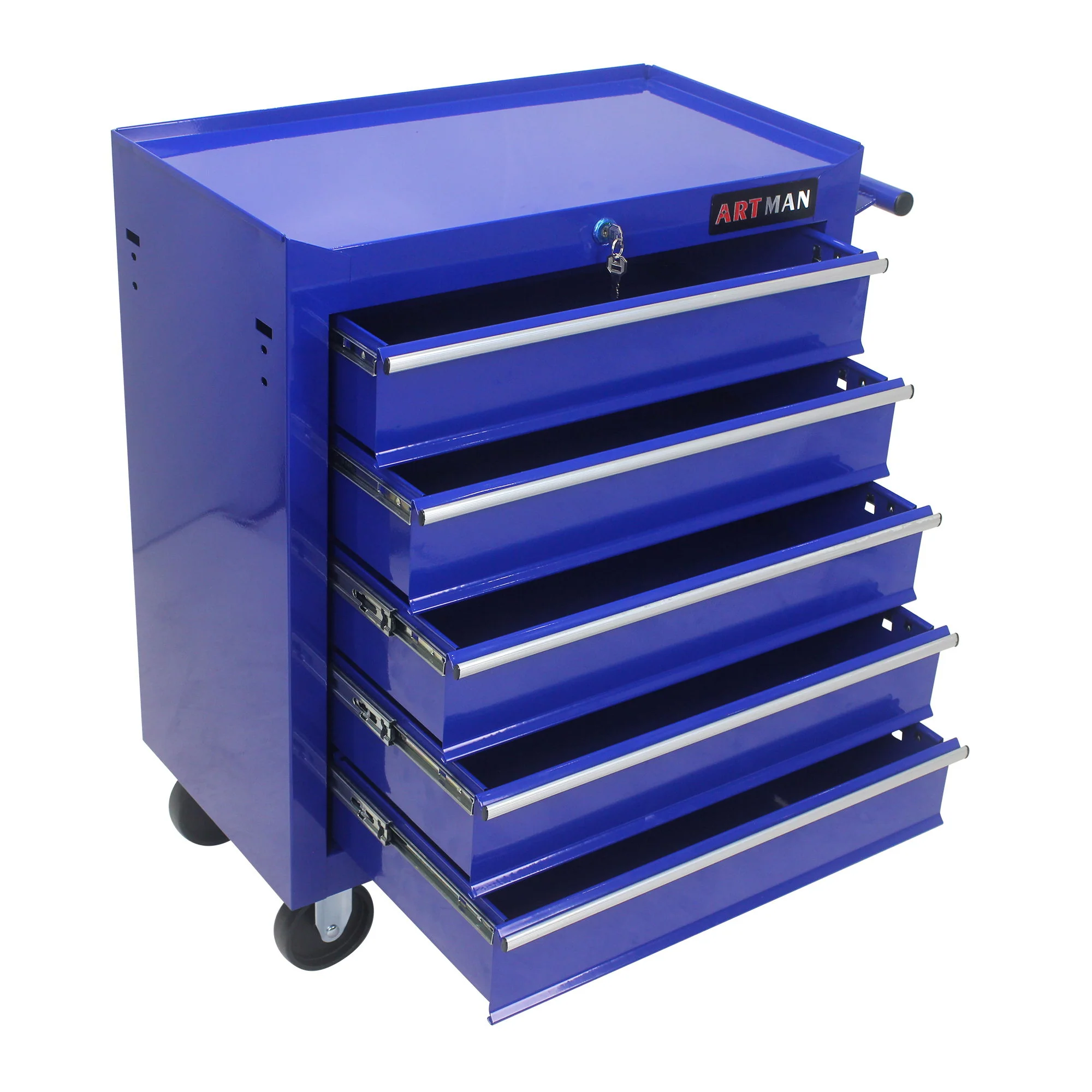 Multifunctional Tool Cart With Wheels And Drawers - Image 25