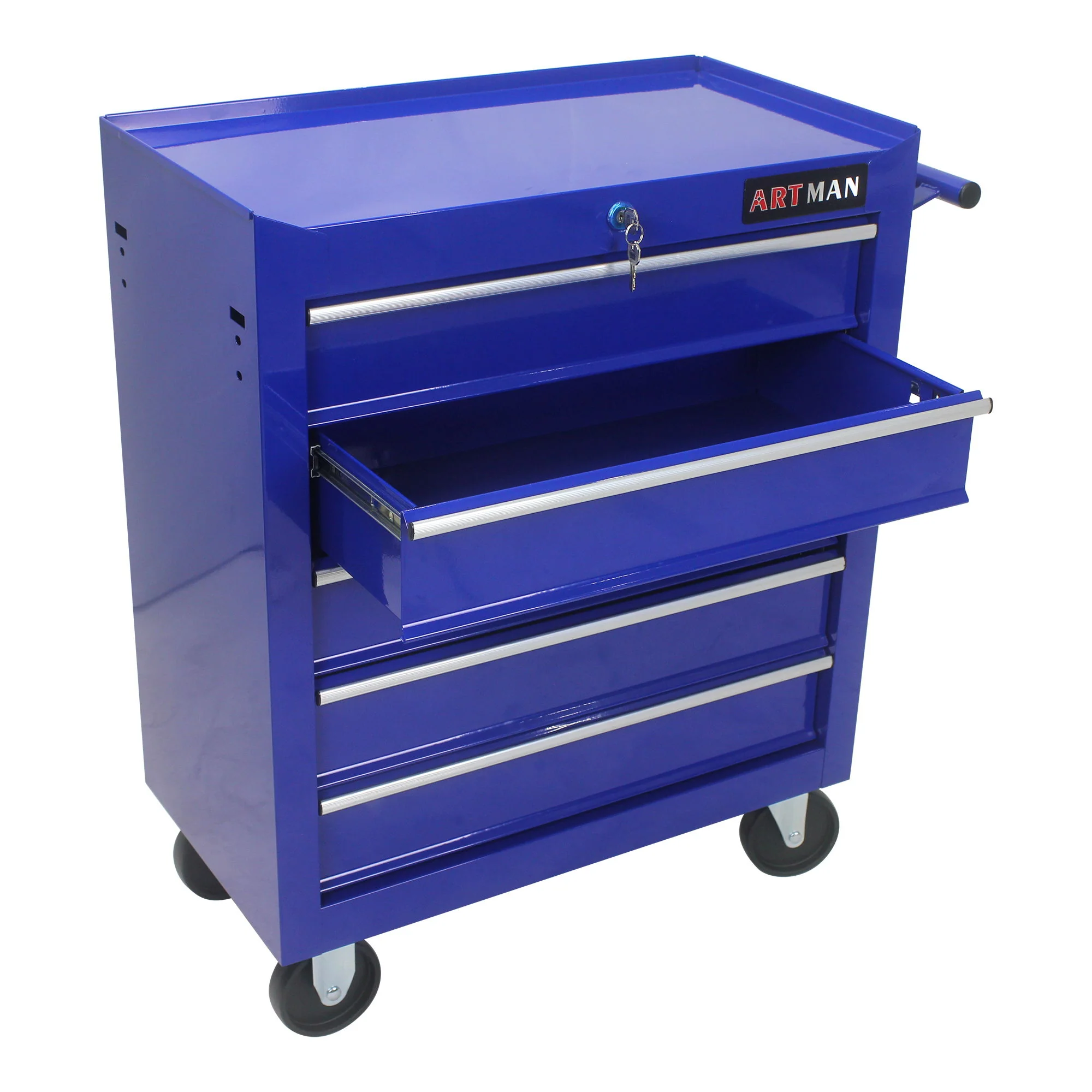 Multifunctional Tool Cart With Wheels And Drawers - Image 31