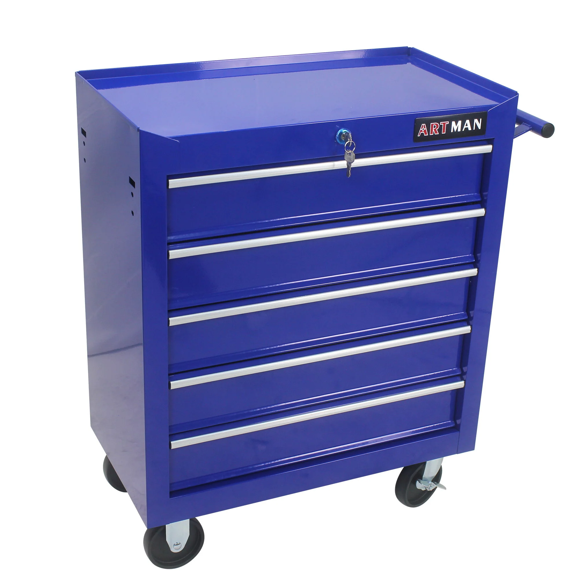 Multifunctional Tool Cart With Wheels And Drawers - Image 35