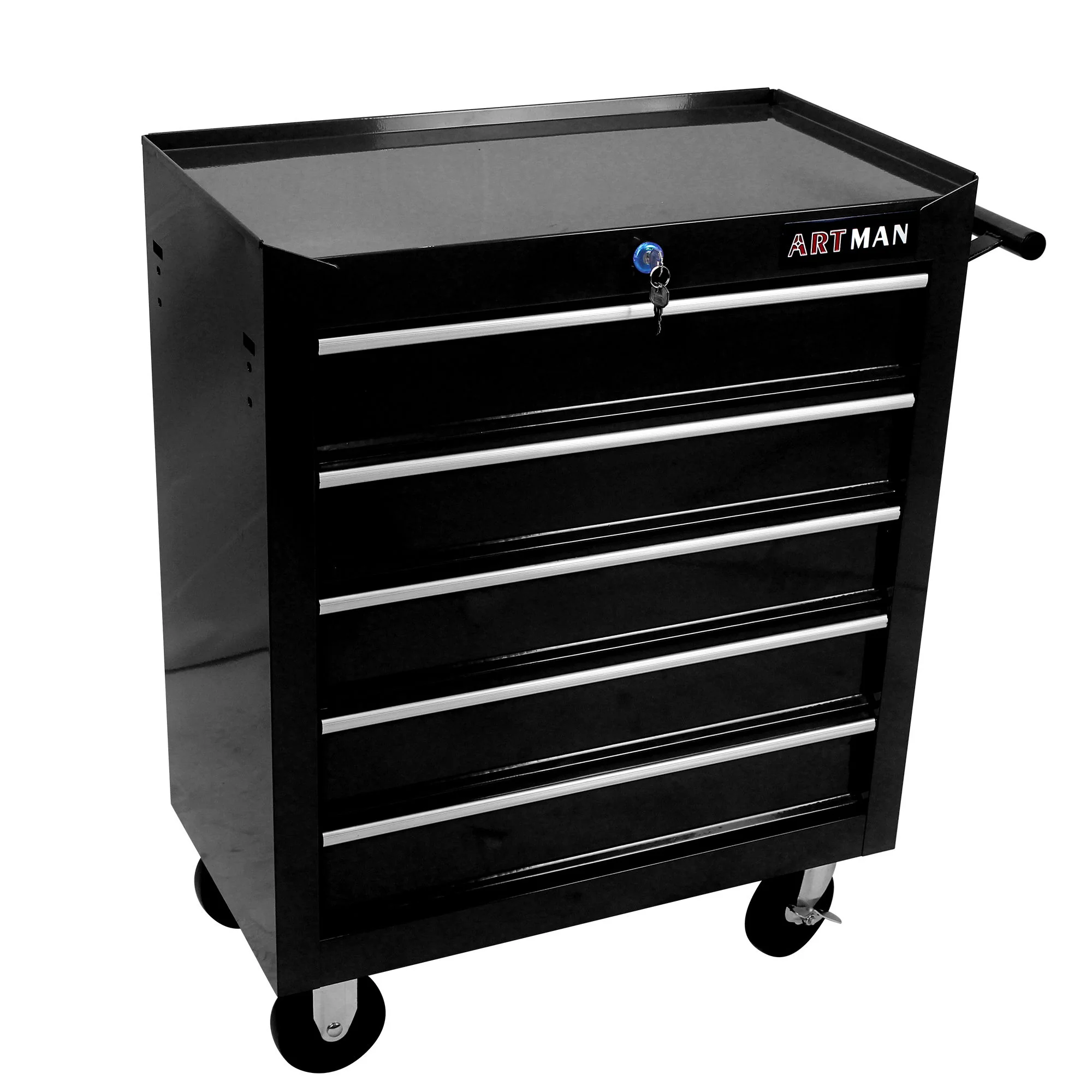 Multifunctional Tool Cart With Wheels And Drawers - Image 47