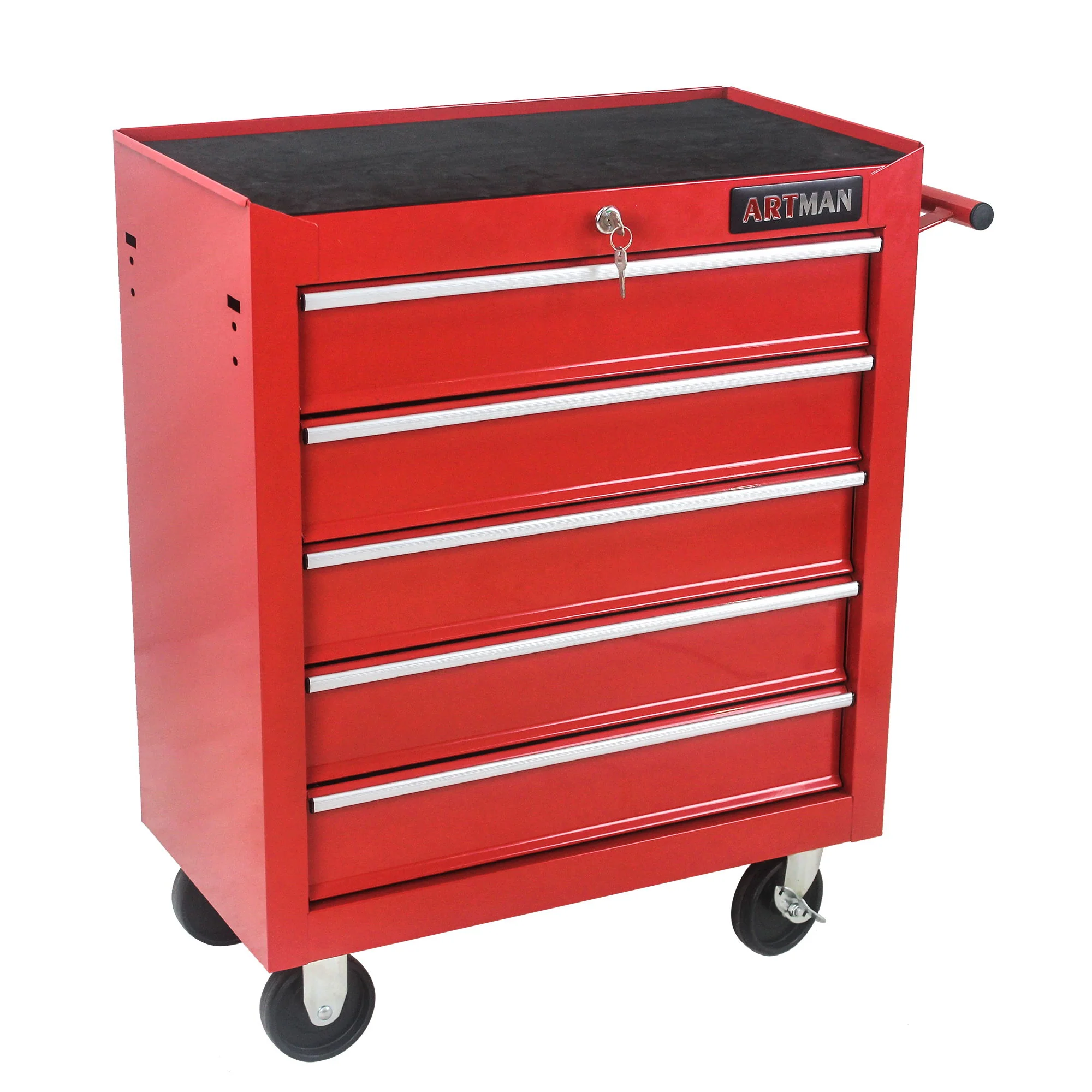 Multifunctional Tool Cart With Wheels And Drawers - Image 49