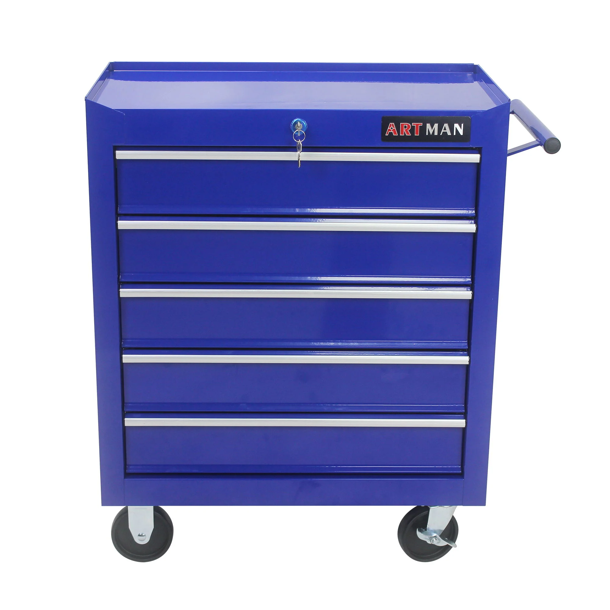 Multifunctional Tool Cart With Wheels And Drawers - Image 5