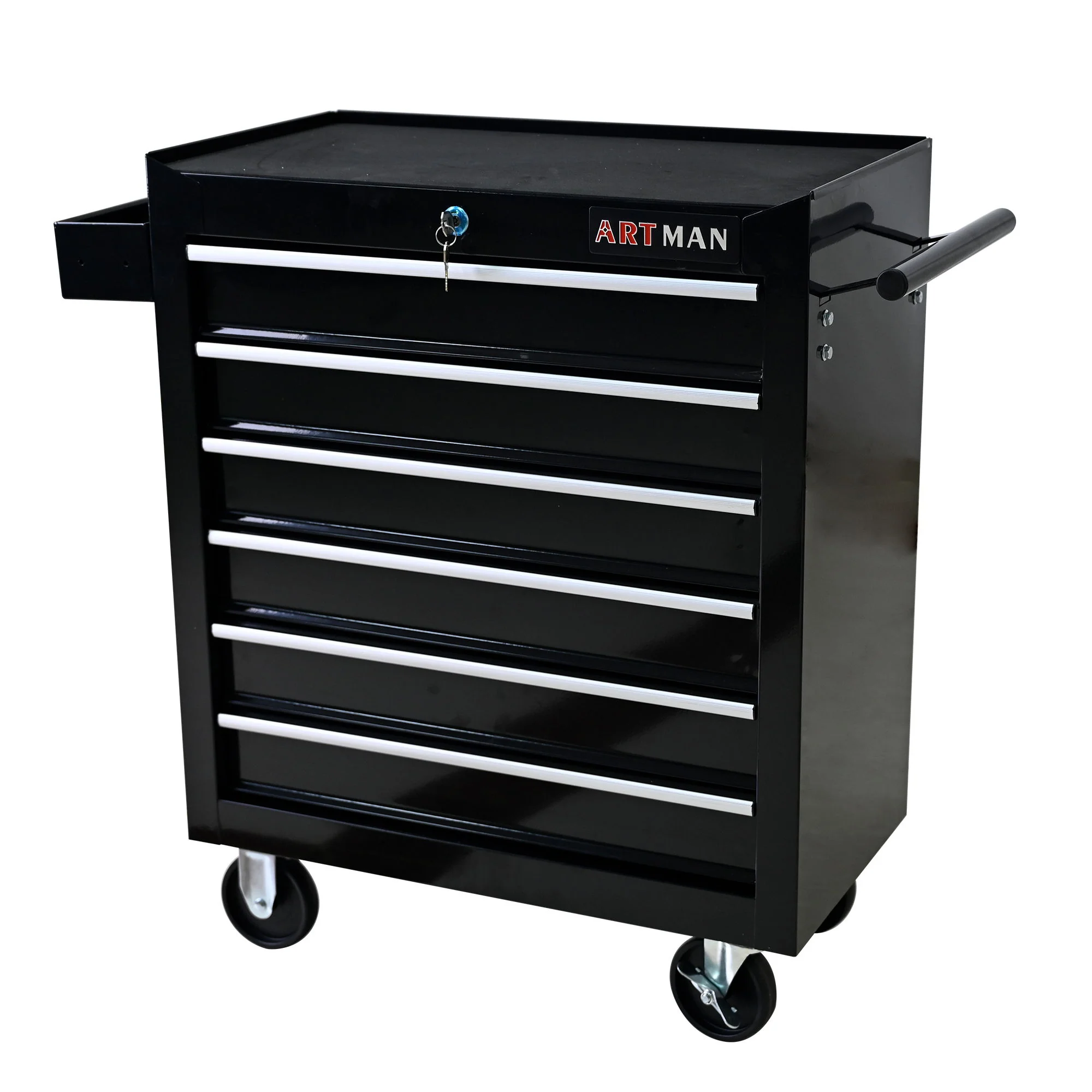 Multifunctional Tool Cart With Wheels And Drawers - Image 88