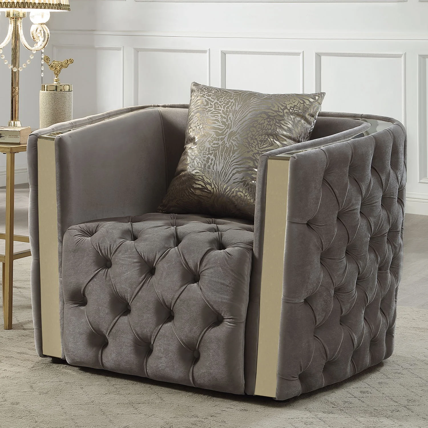 Naomi - Button Tufted Chair - Image 7