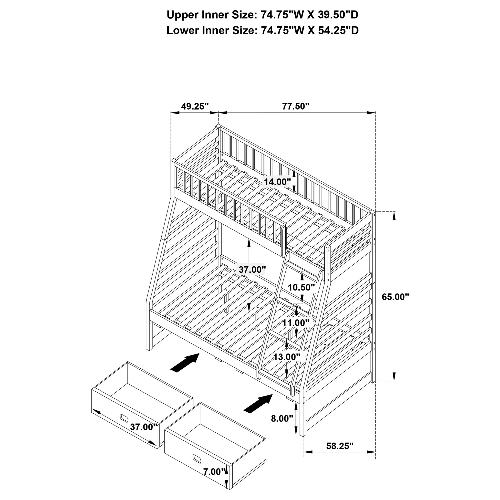 Newhall - Bunk Bed With 2 Drawers - Image 9