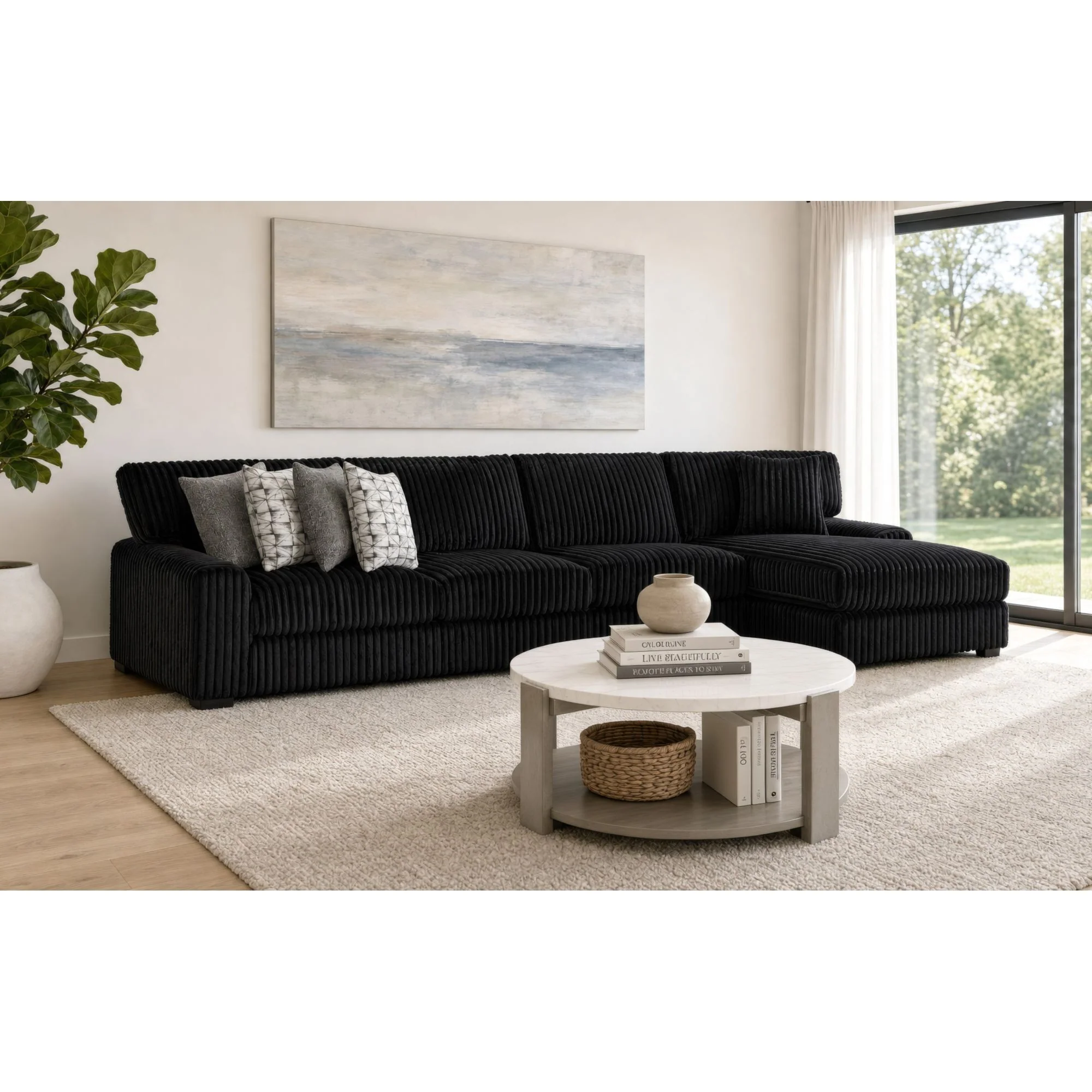 Nightfall - Sectional Set With 1 Pillow - Image 11
