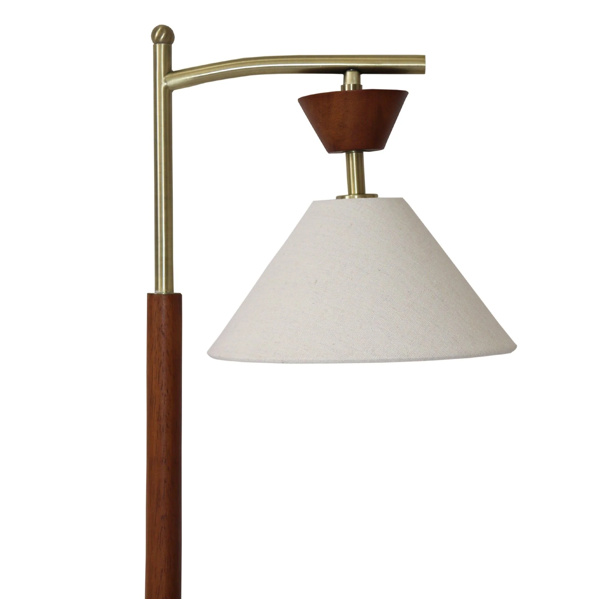 Nightstand Desk Lamp With Cone Shade For Eye Protection - Brown - Image 3