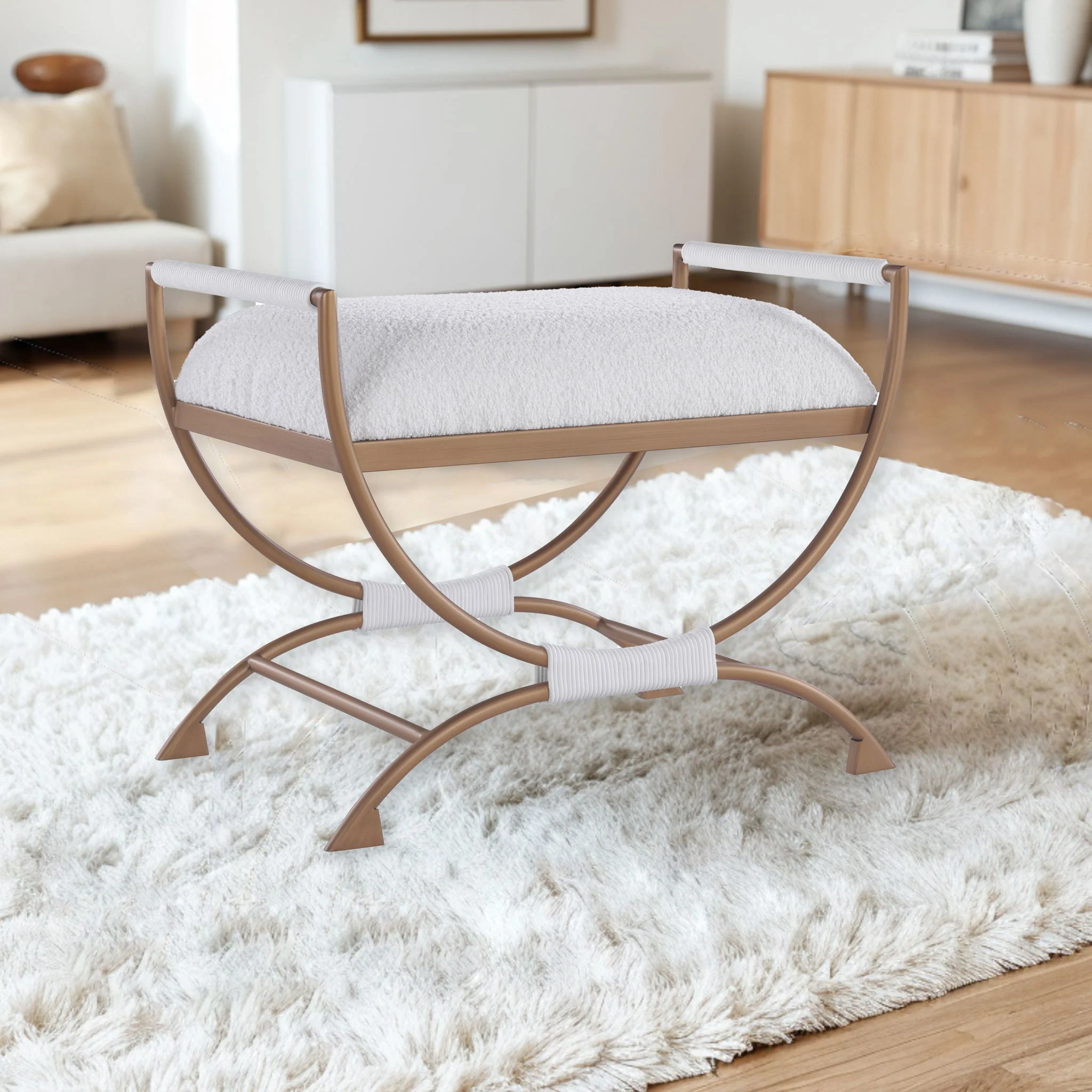 Nora - Bench - White - Image 5