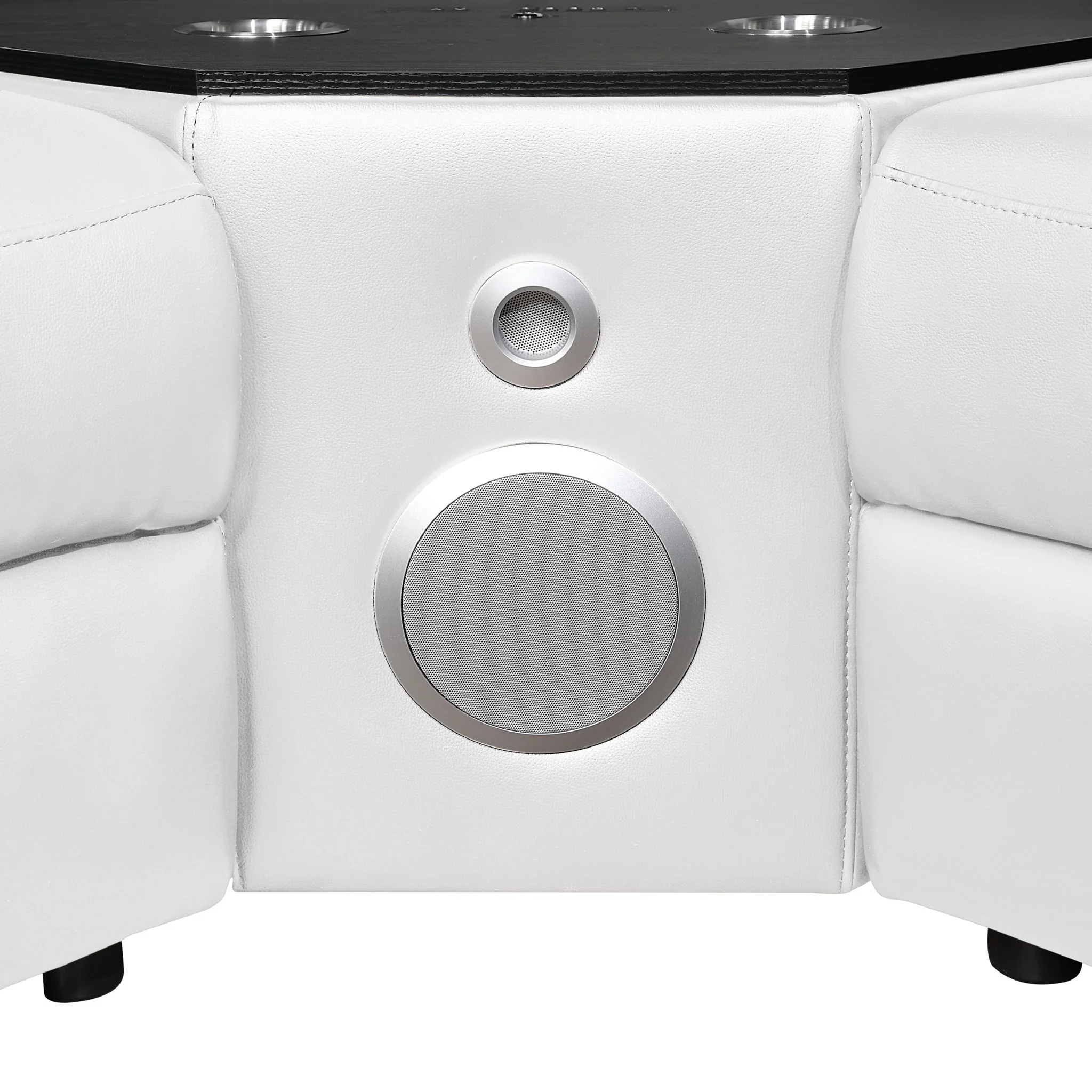 Nova - Sectional With Bluetooth Speaker, LED And Lifting Wine Cabinet - Image 49
