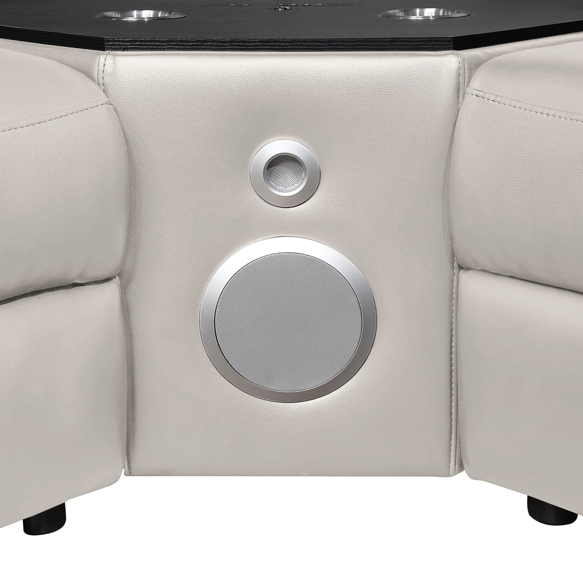 Nova - Sectional With Bluetooth Speaker, LED And Lifting Wine Cabinet - Image 68