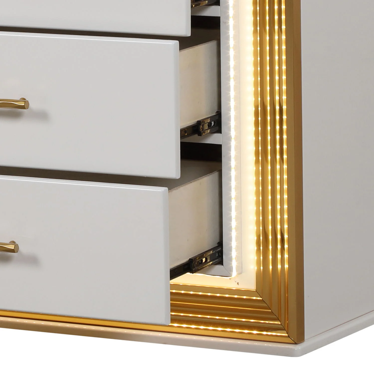 Obsession - 5 Drawer Chest - White - Image 9