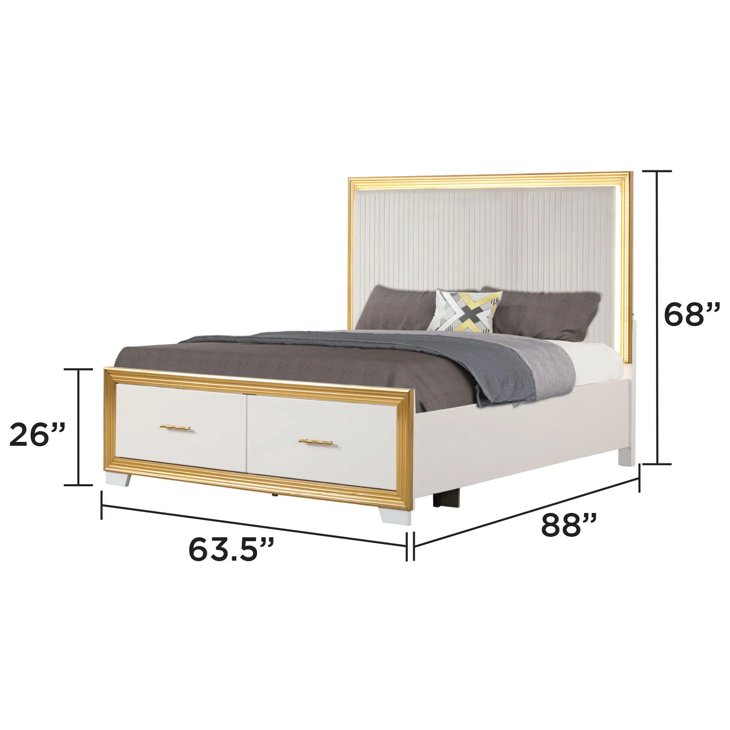 Obsession - Bedroom Set With LED - Image 8