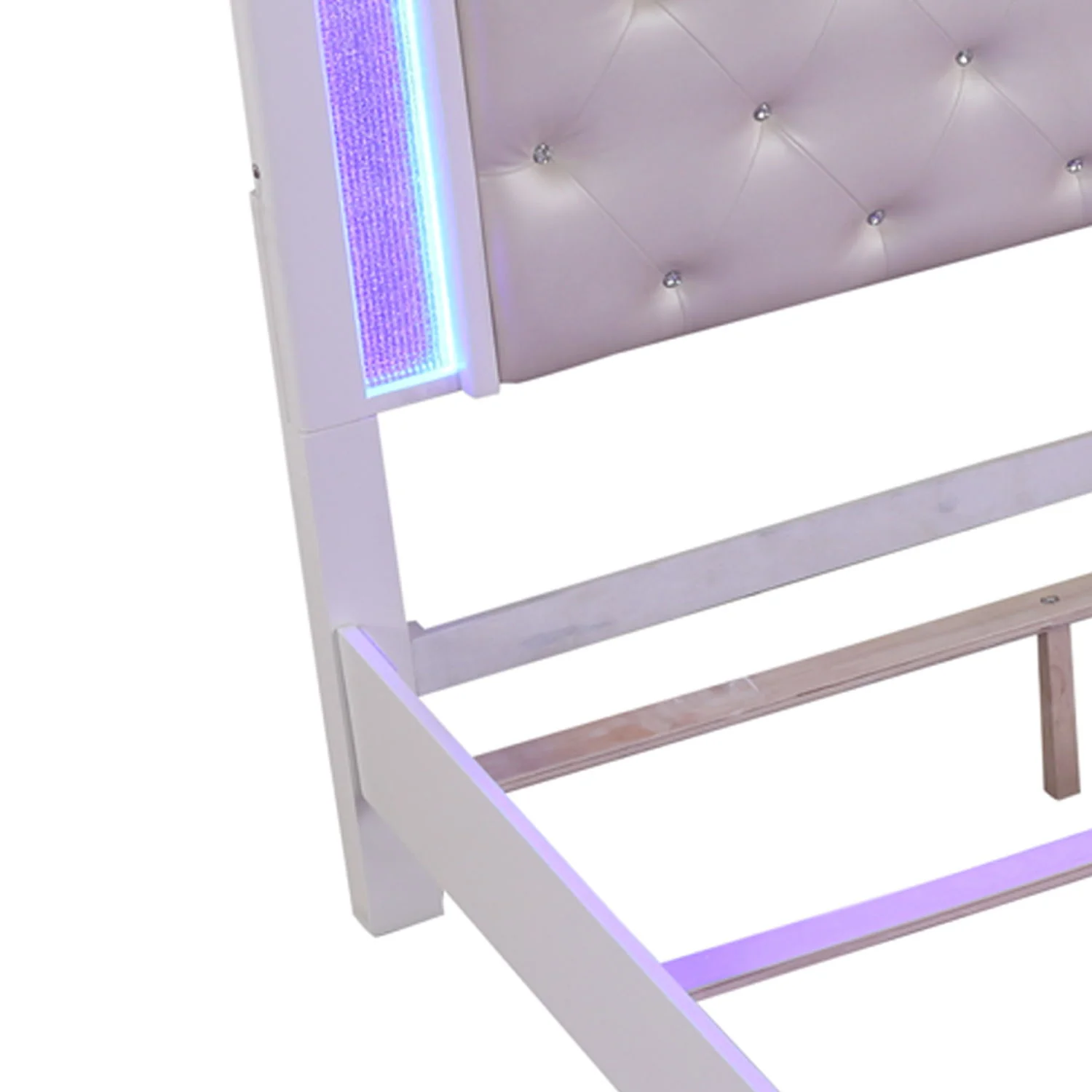 Opium - King Size Tufted Bed - White - Image 6