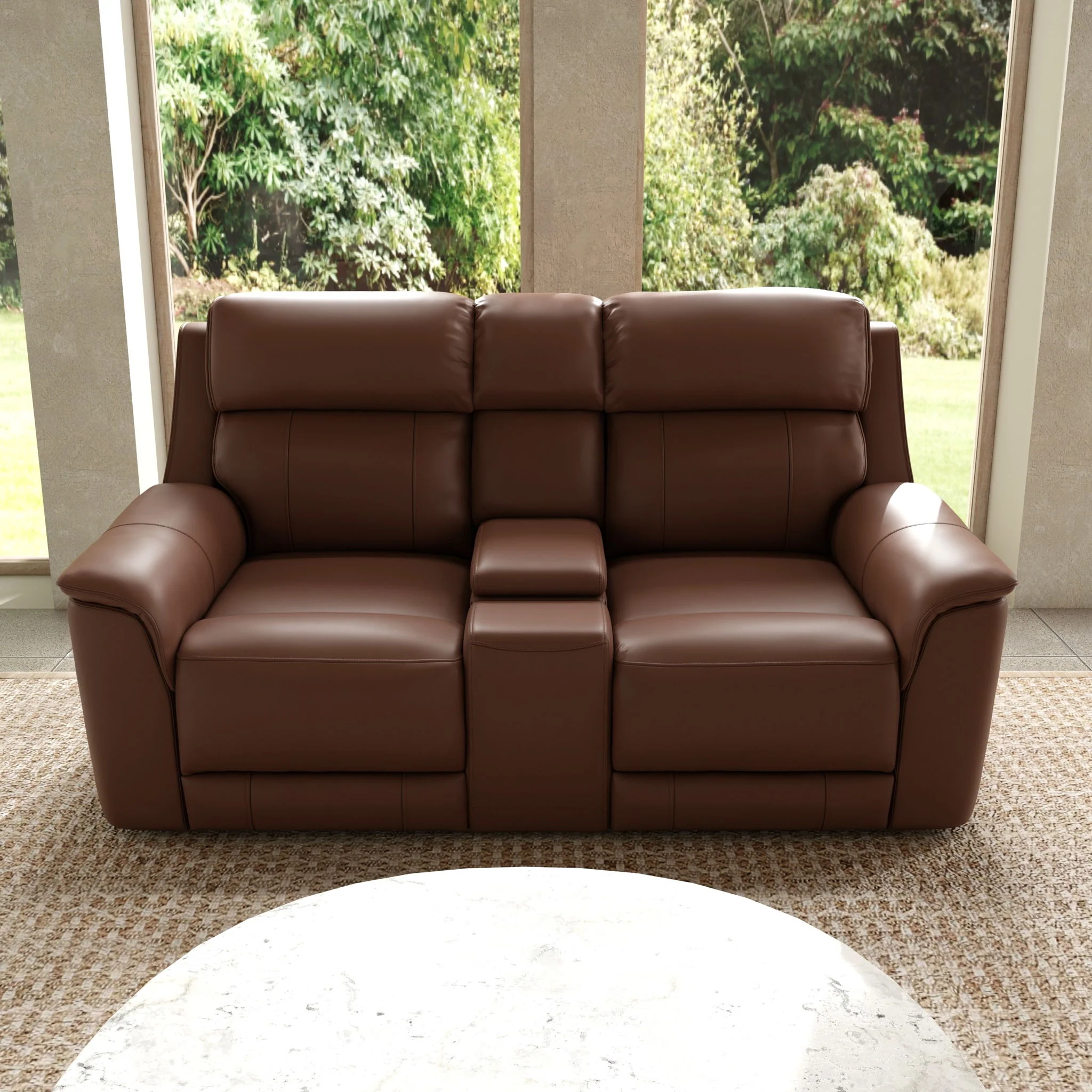 Oslo - Dual Power Reclining Loveseat With Console - Image 13