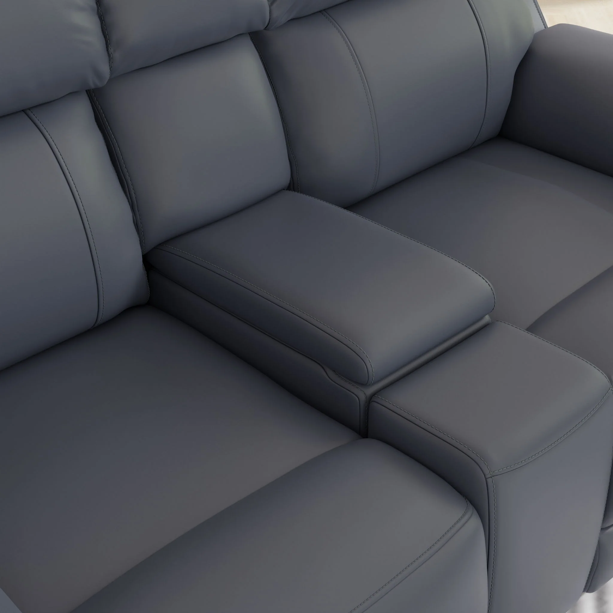 Oslo - Dual Power Reclining Loveseat With Console - Image 16