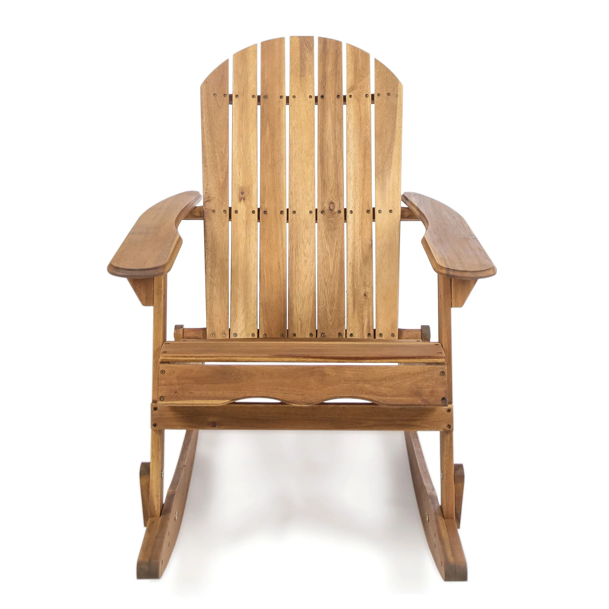 Outdoor Adirondack Rocking Chair With Hand Crafted Details - Image 11