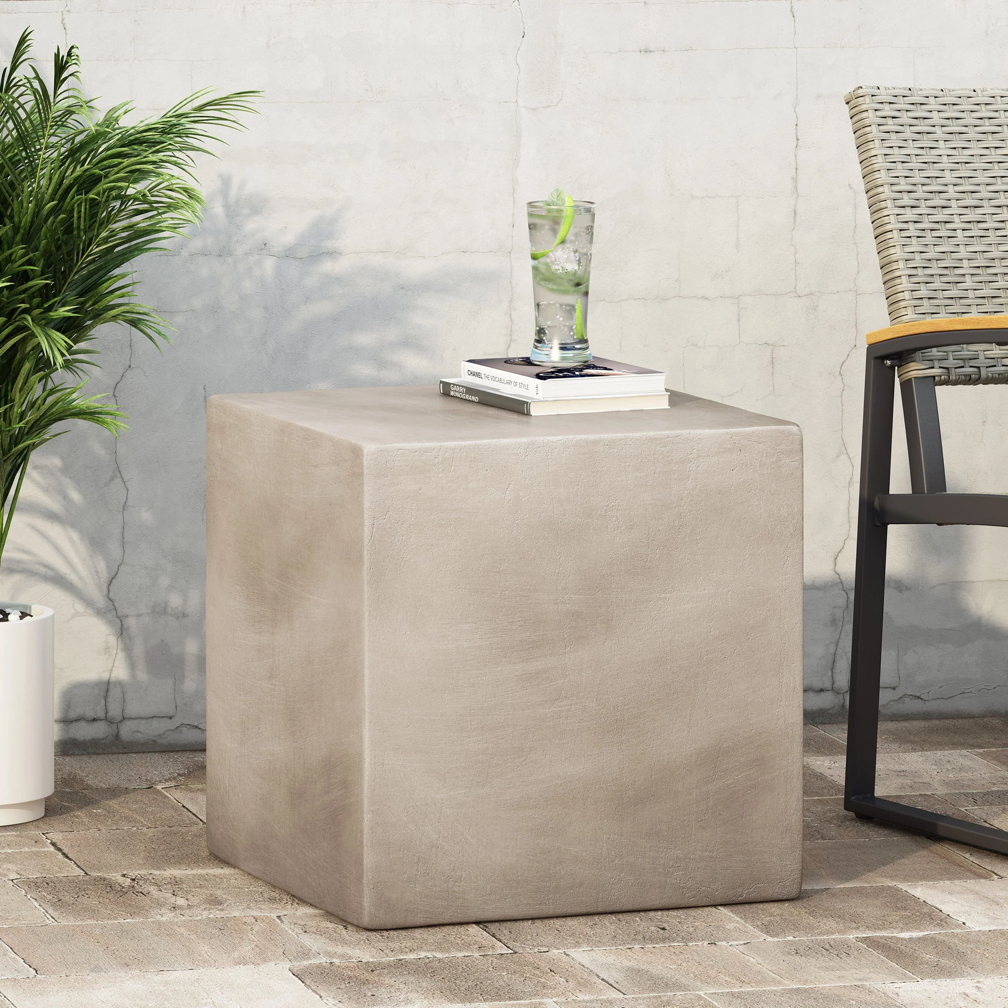 Outdoor / Indoor Square Lightweight Side Table - Image 5