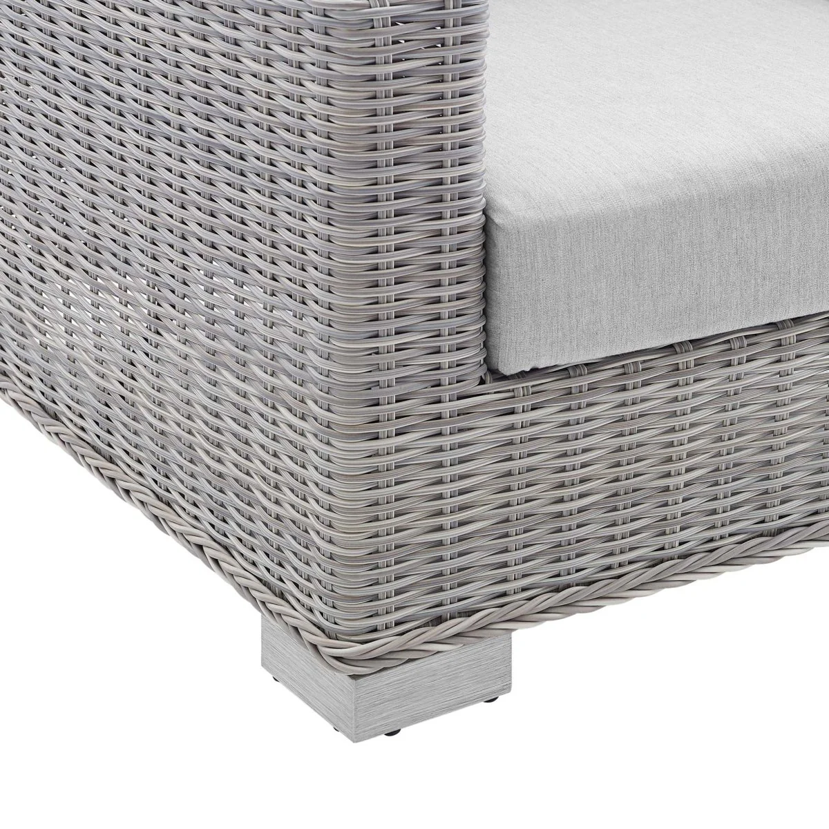 Outdoor Patio Sofa – Wicker Rattan Frame with Sunbrella Fabric Cushions - Image 26