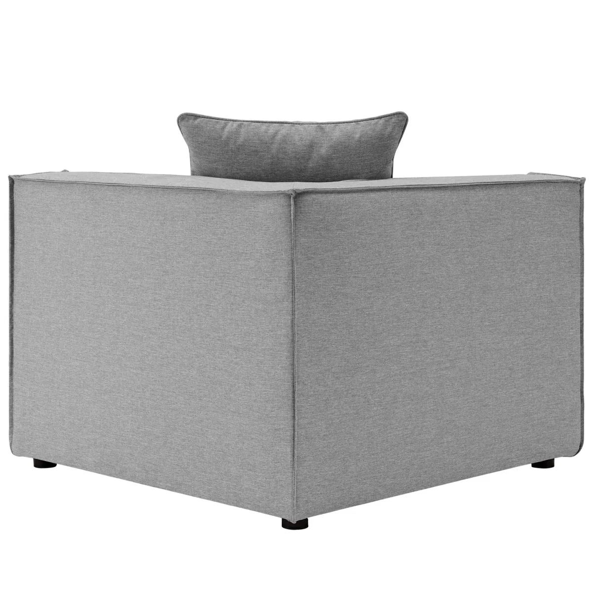 Outdoor Upholstered Aluminum Loveseat and Ottoman Set for Patio and Deck - Image 23