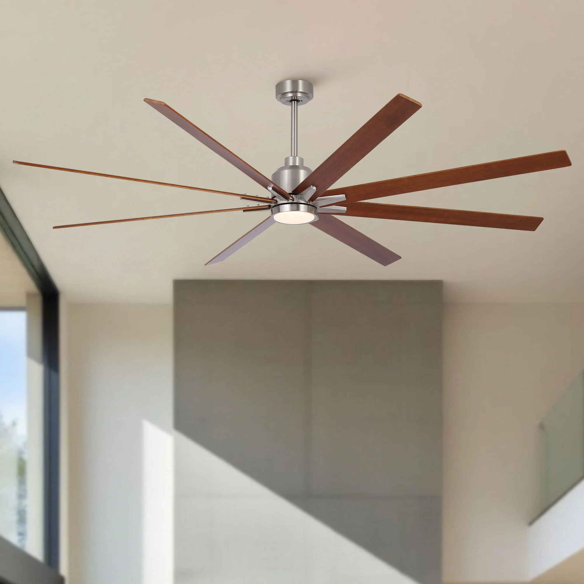 Oversized Large Ceiling Fan With Dimmable LED Light, 8 Blades, Remote Control - Image 7