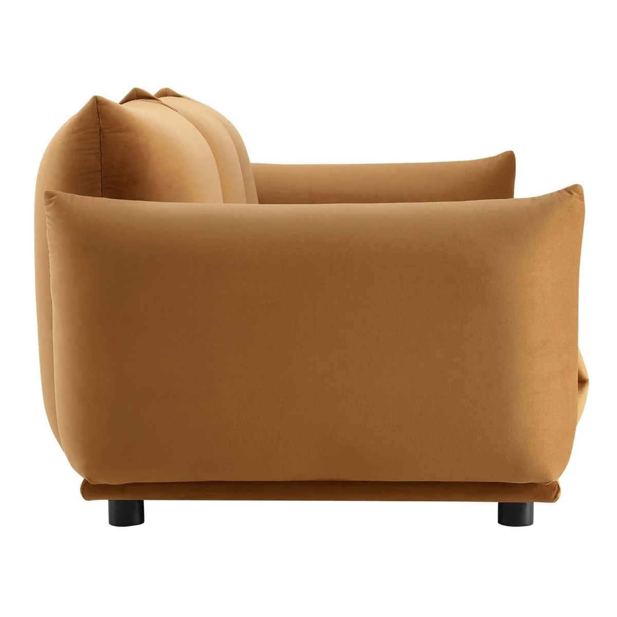 Overstuffed Performance Velvet Sofa - Image 3