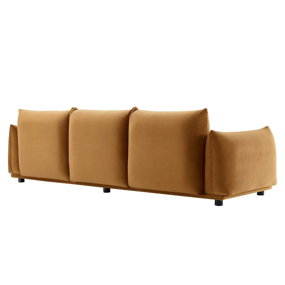 Overstuffed Performance Velvet Sofa - Image 4