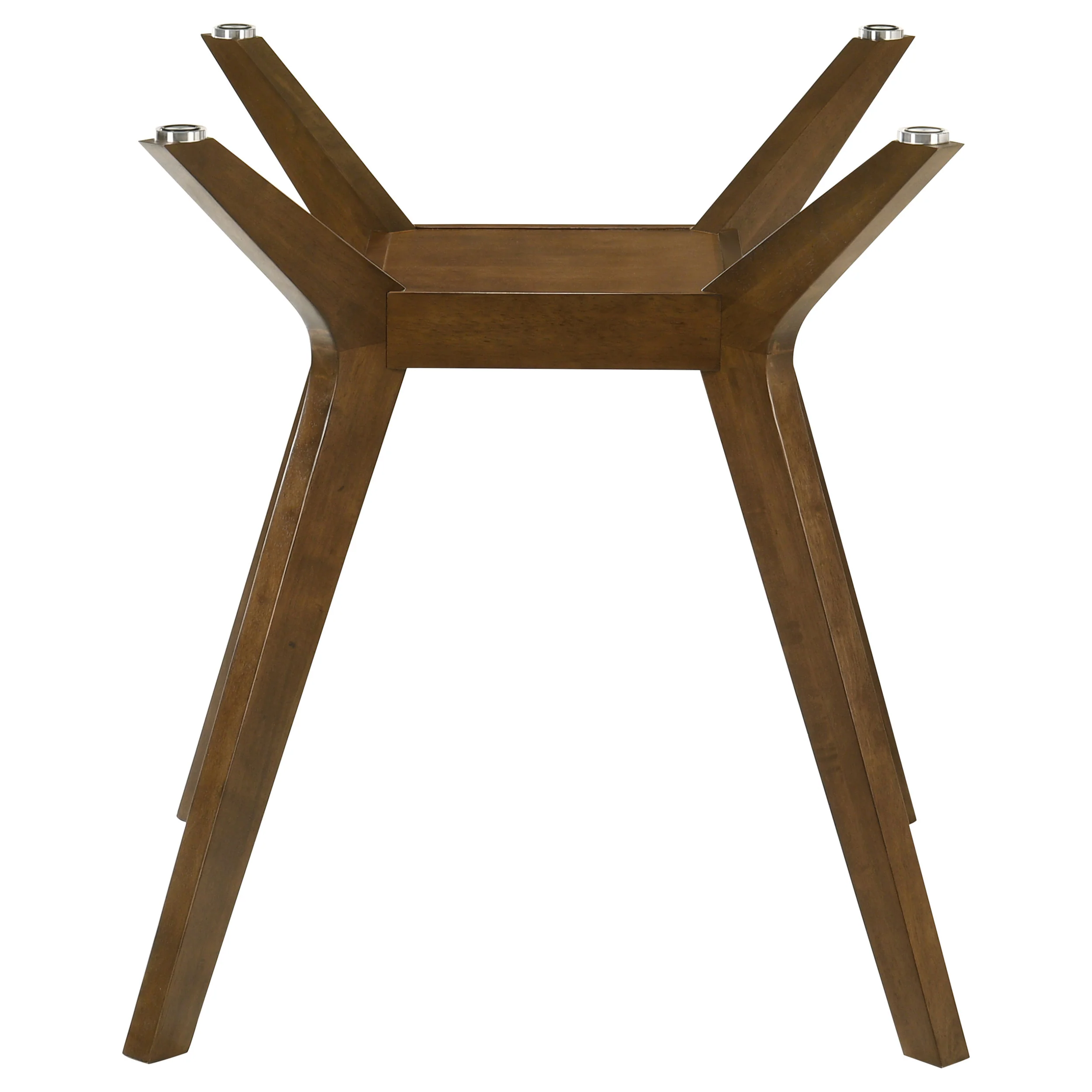 Paxton Square Wood Counter Height Dining Table Base Brown - Image 5