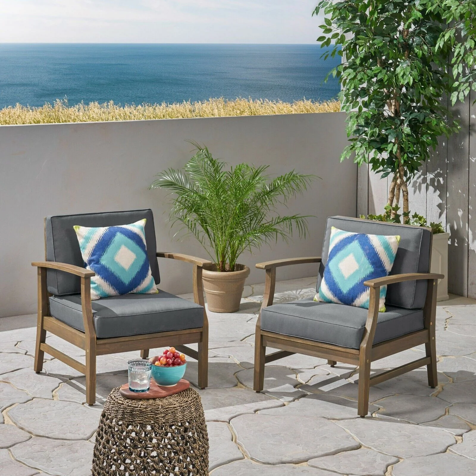 Perla - Contemporary Club Chair With Water Resistant Cushionі - Image 2