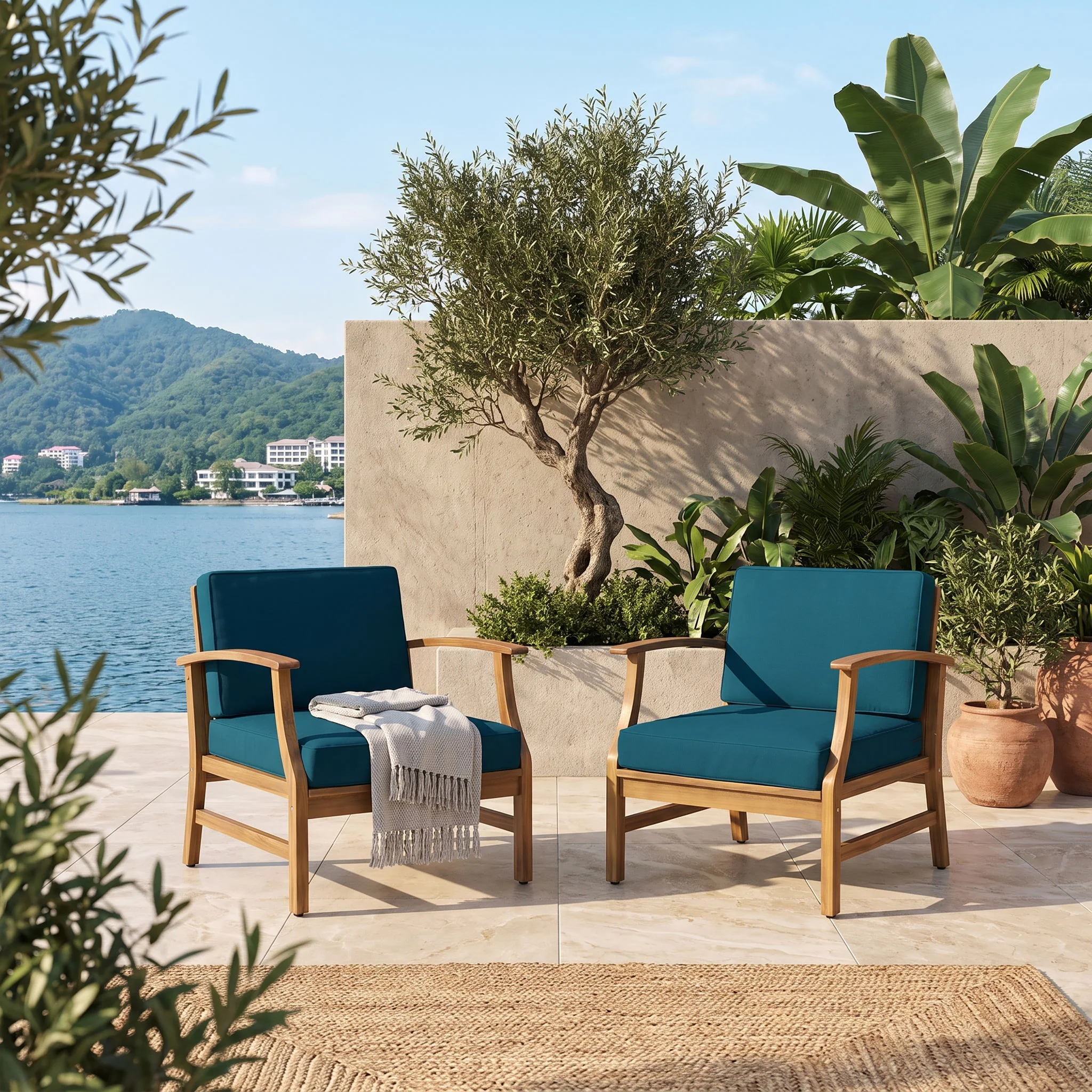 Perla - Contemporary Club Chair With Water Resistant Cushionі - Image 6