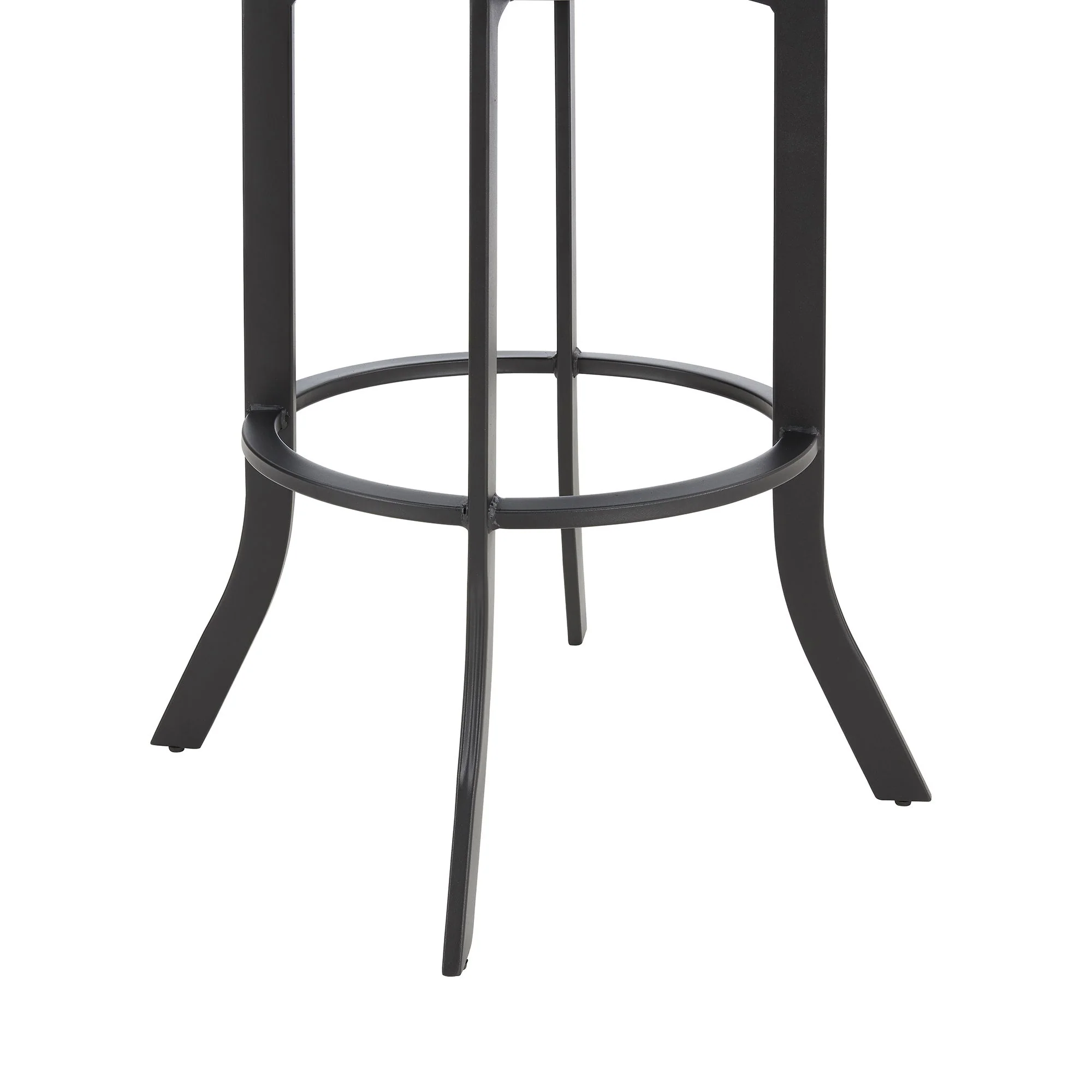 Pharaoh - Swivel Powder Coated And Faux Leather Metal Bar Stool - Image 10