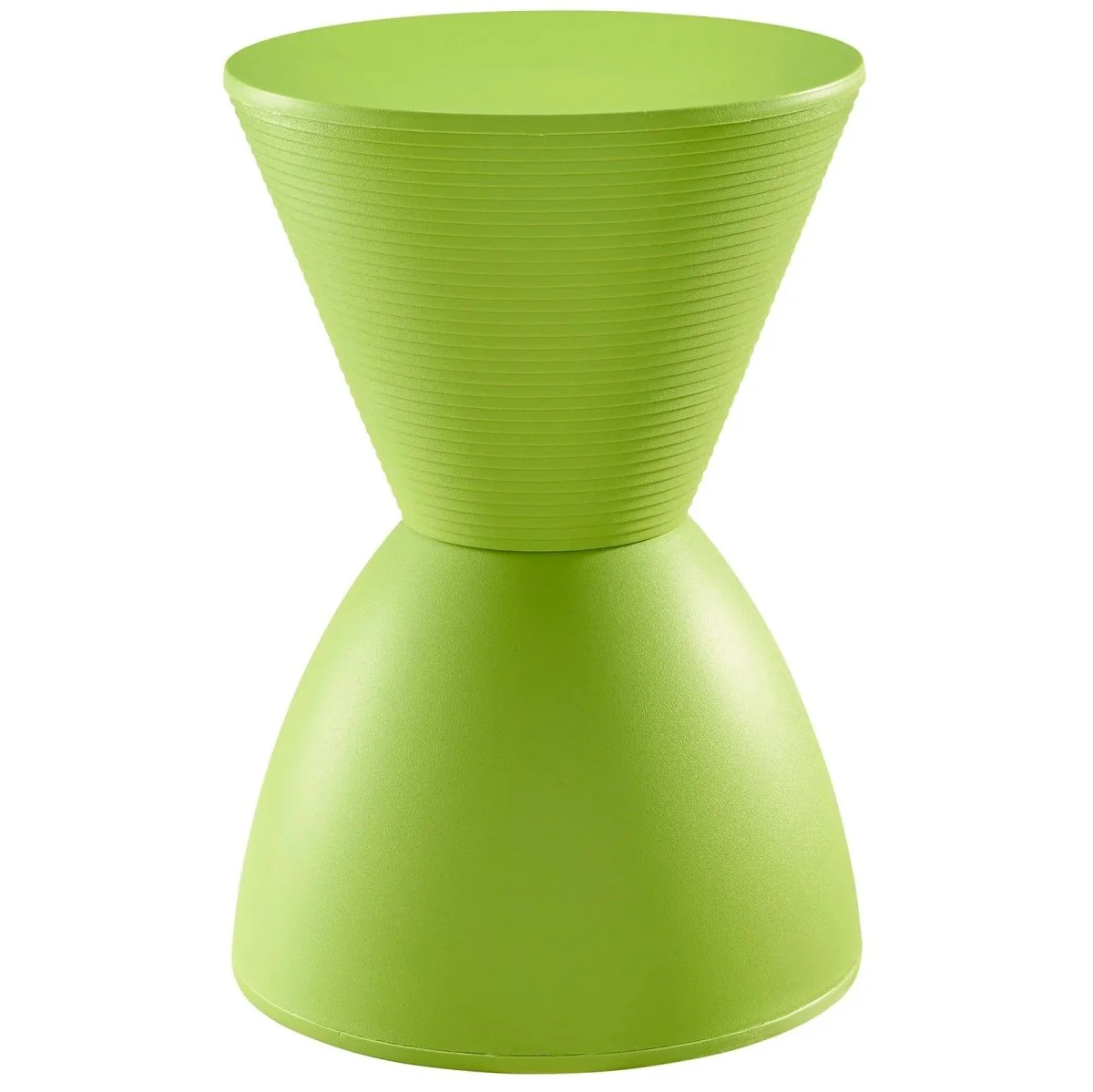 Plastic Accent Stool Side Table with Storage – 17 Inch