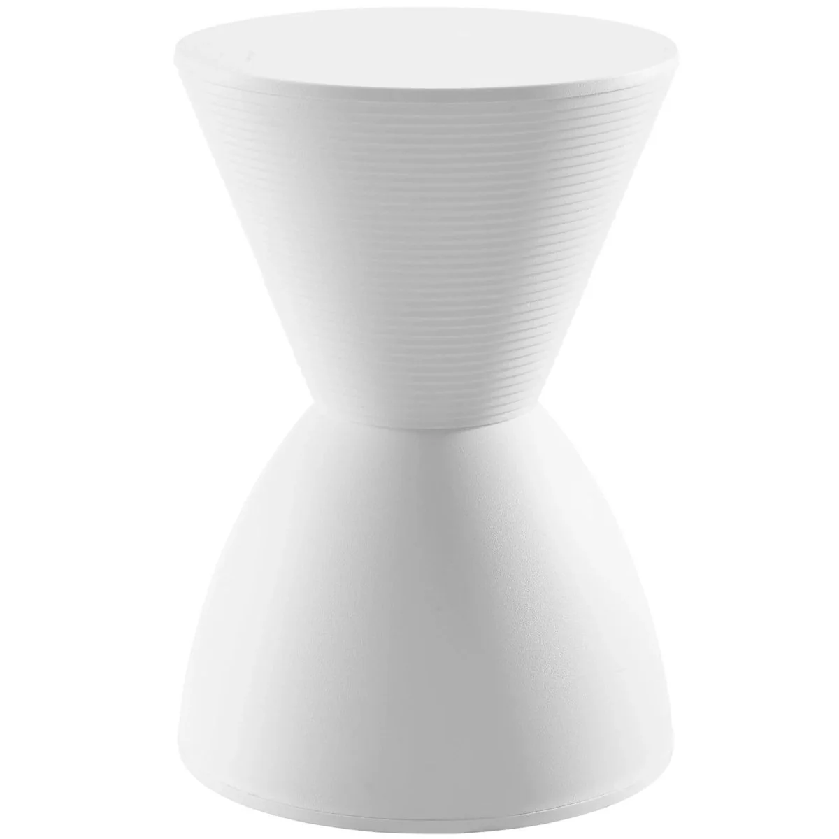 Plastic Accent Stool Side Table with Storage – 17 Inch - Image 19