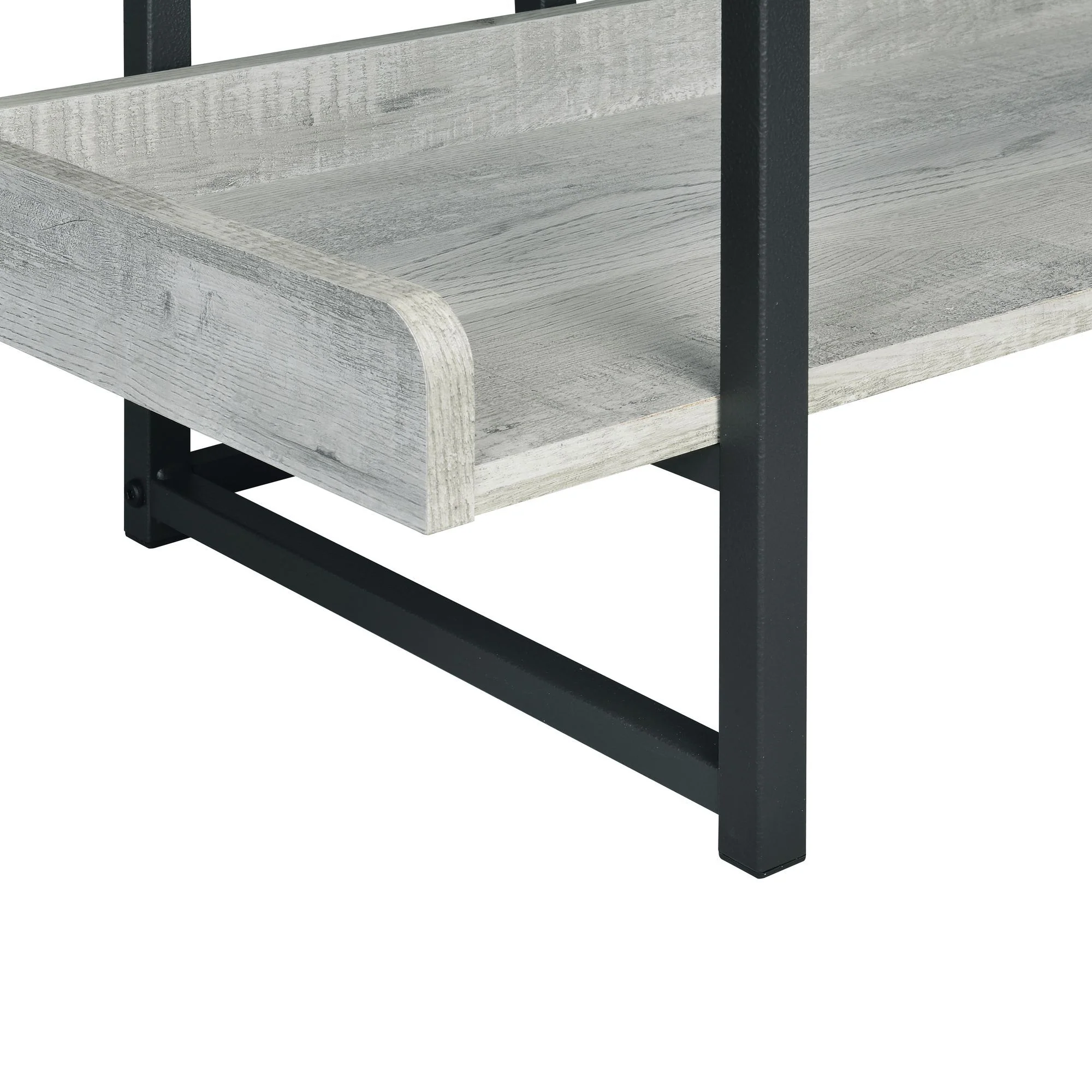Preston - 2 Piece Desk And Bookshelf Set - Gray - Image 9