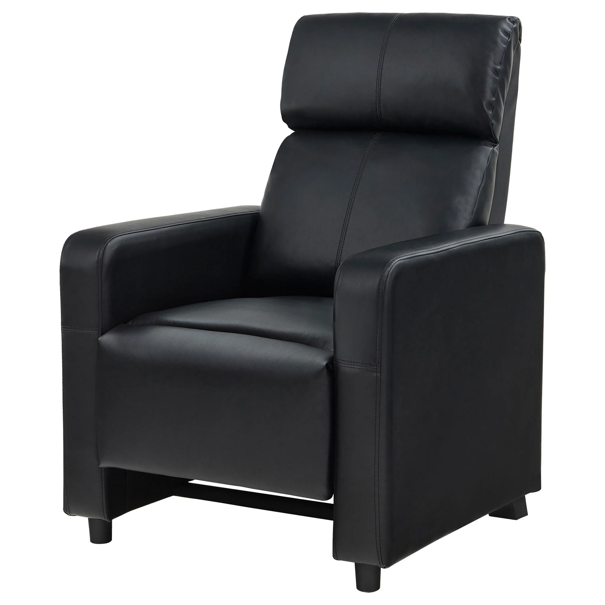 Push Back Recliner - Black - Image 6