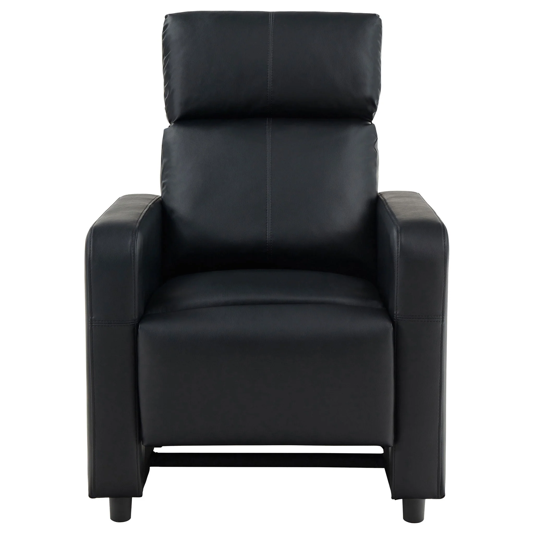 Push Back Recliner - Black - Image 8
