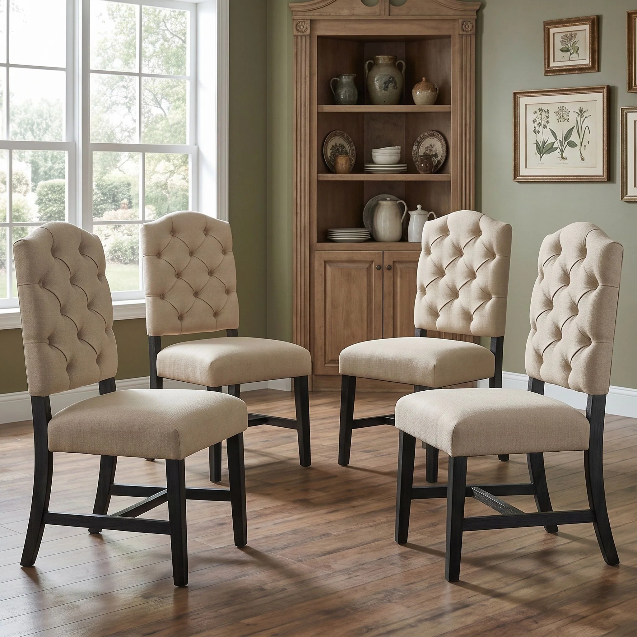 Retro Style Dining Chair Set - Image 6