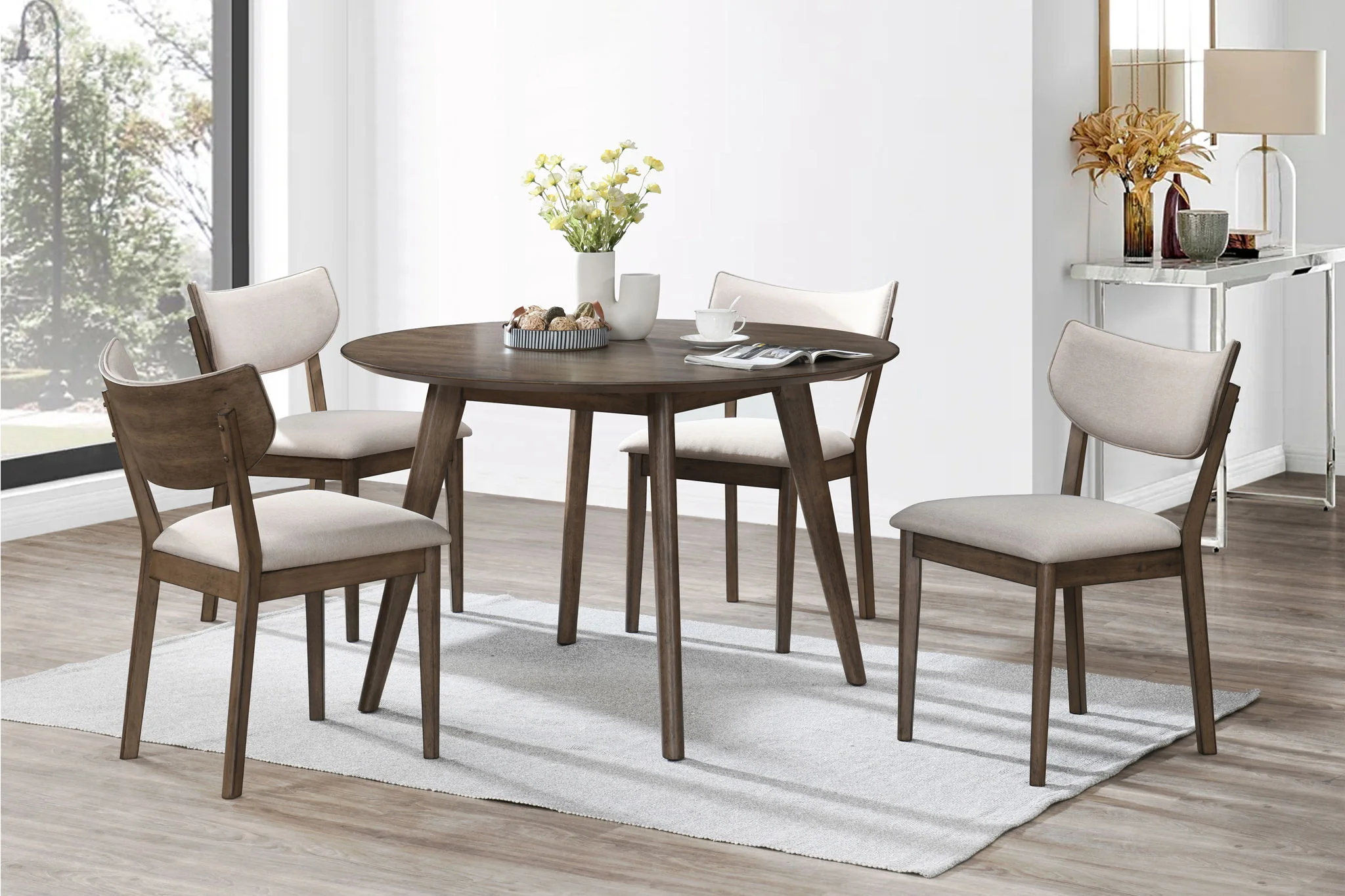 Rex - 60" Counter Height Table - Brown - Image 2