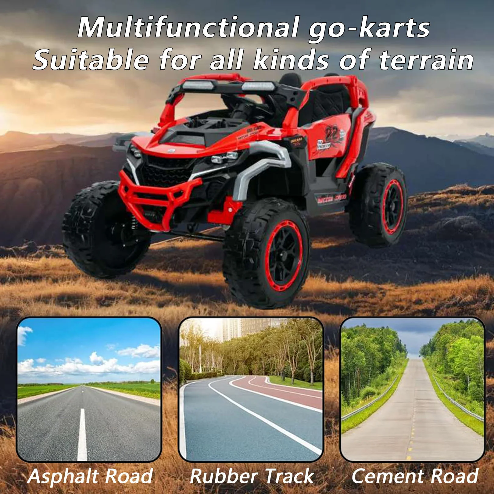 Ride On Kids Electric Truck With Remote Control, Front & Rear Suspension - Image 5