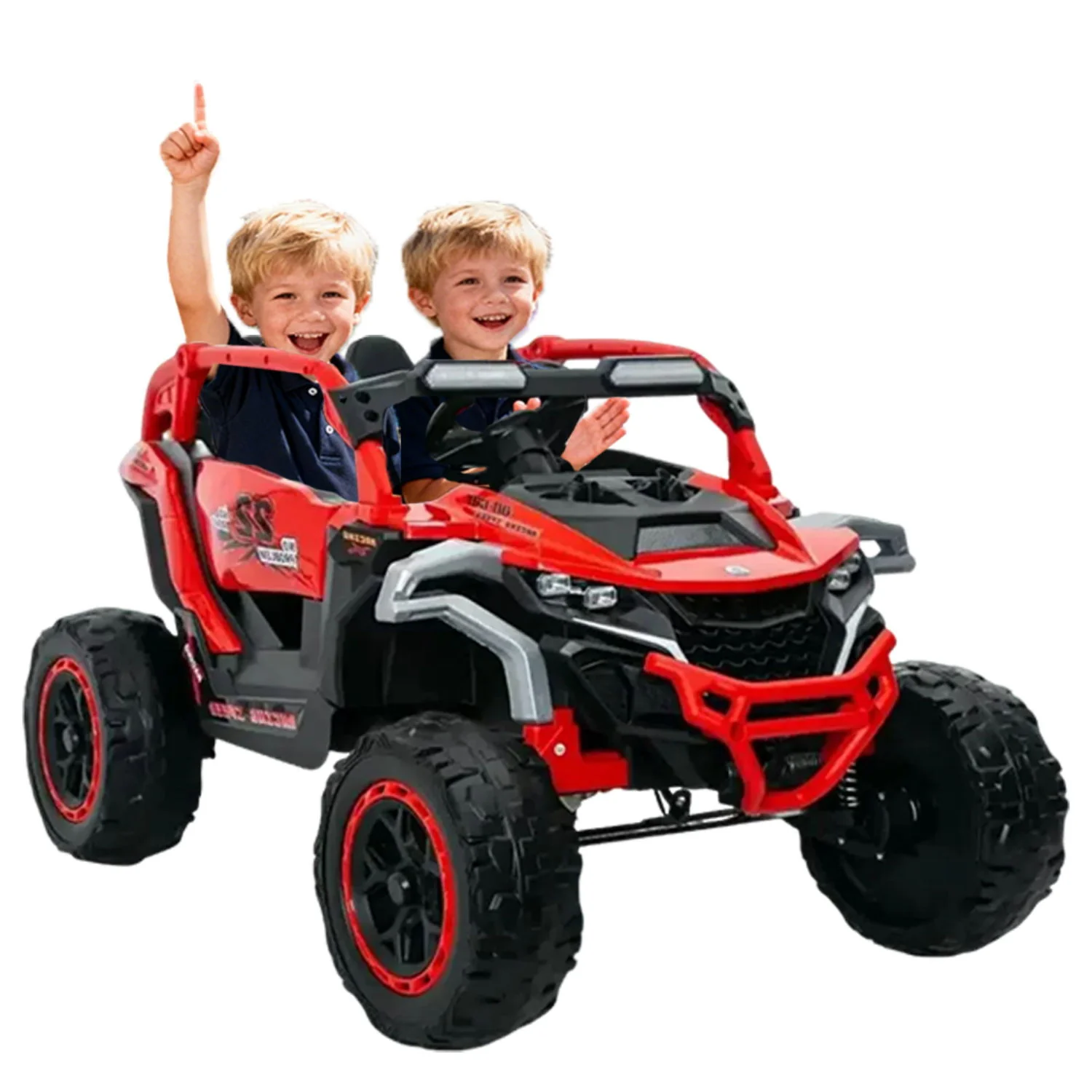 Ride On Kids Electric Truck With Remote Control, Front & Rear Suspension - Image 7