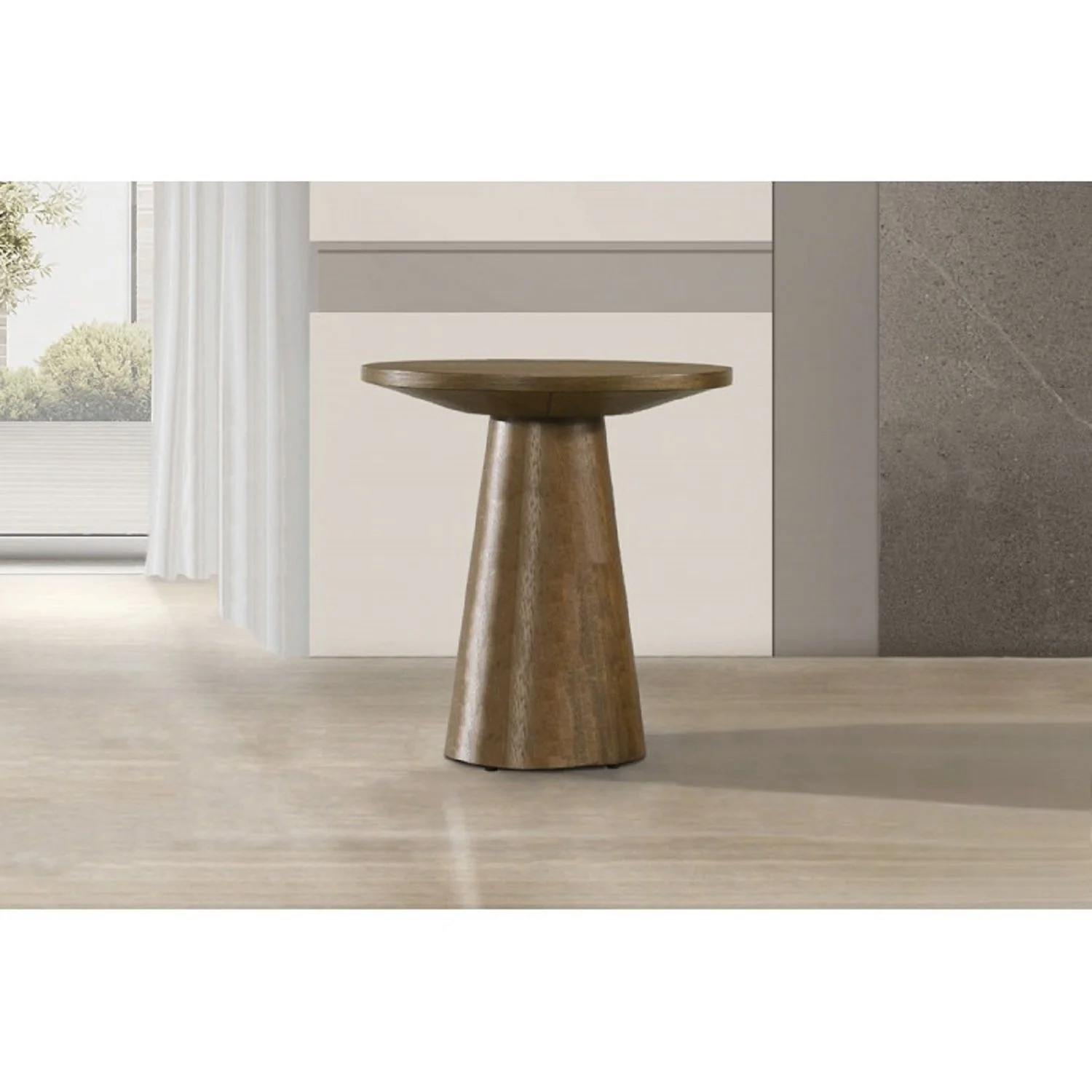 Round Console Table With Pedestal Base - Image 6