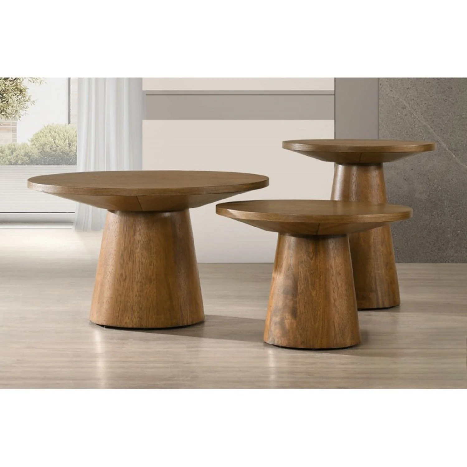 Round Table With Pedestal Base - Image 18