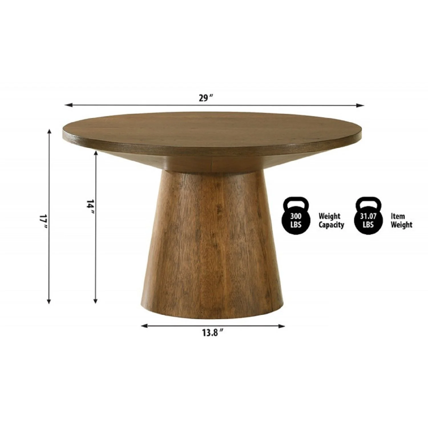 Round Table With Pedestal Base - Image 19