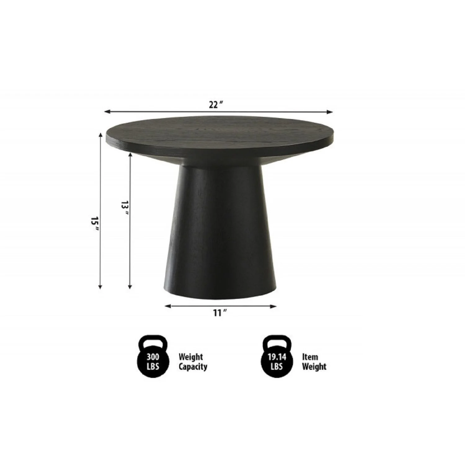 Round Table With Pedestal Base - Image 7
