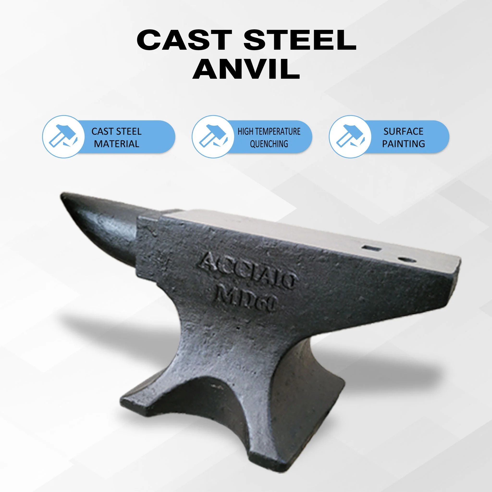 Rugged Round Horn Anvil - Image 10