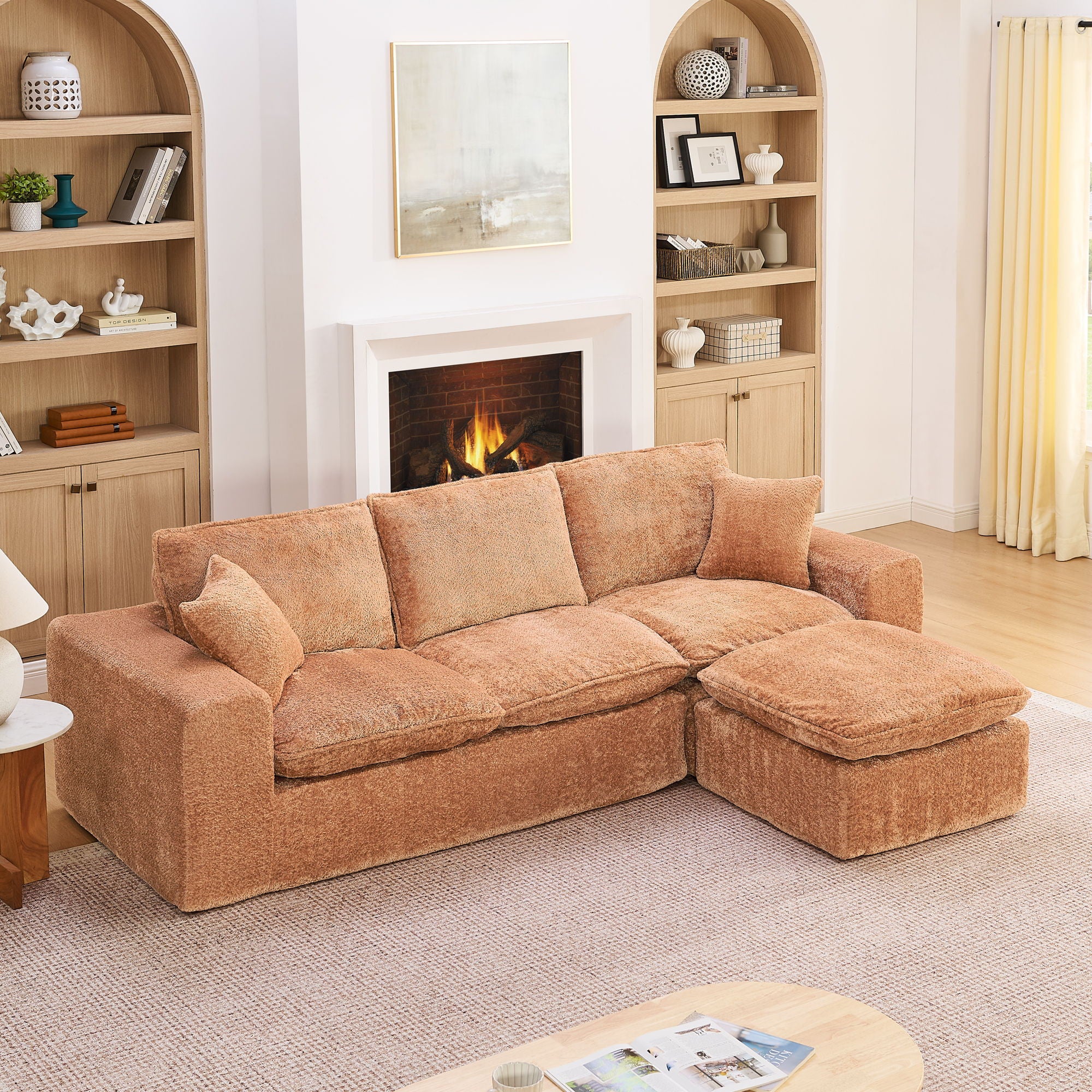 Sectional Sofa With Moveable Ottoman - Image 83