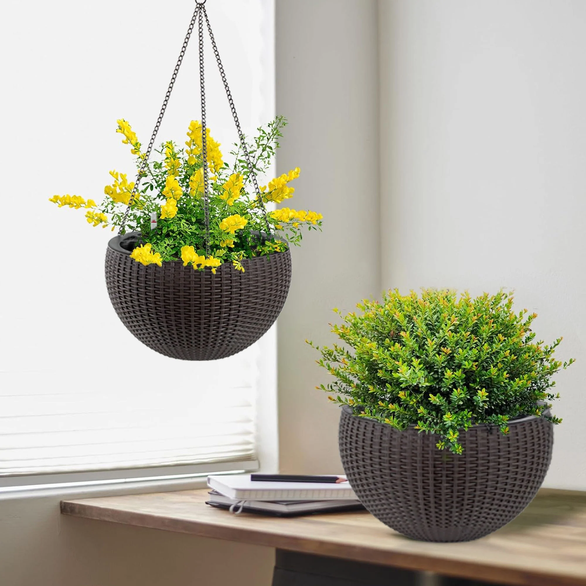 Self Watering Hanging Planter - Image 10