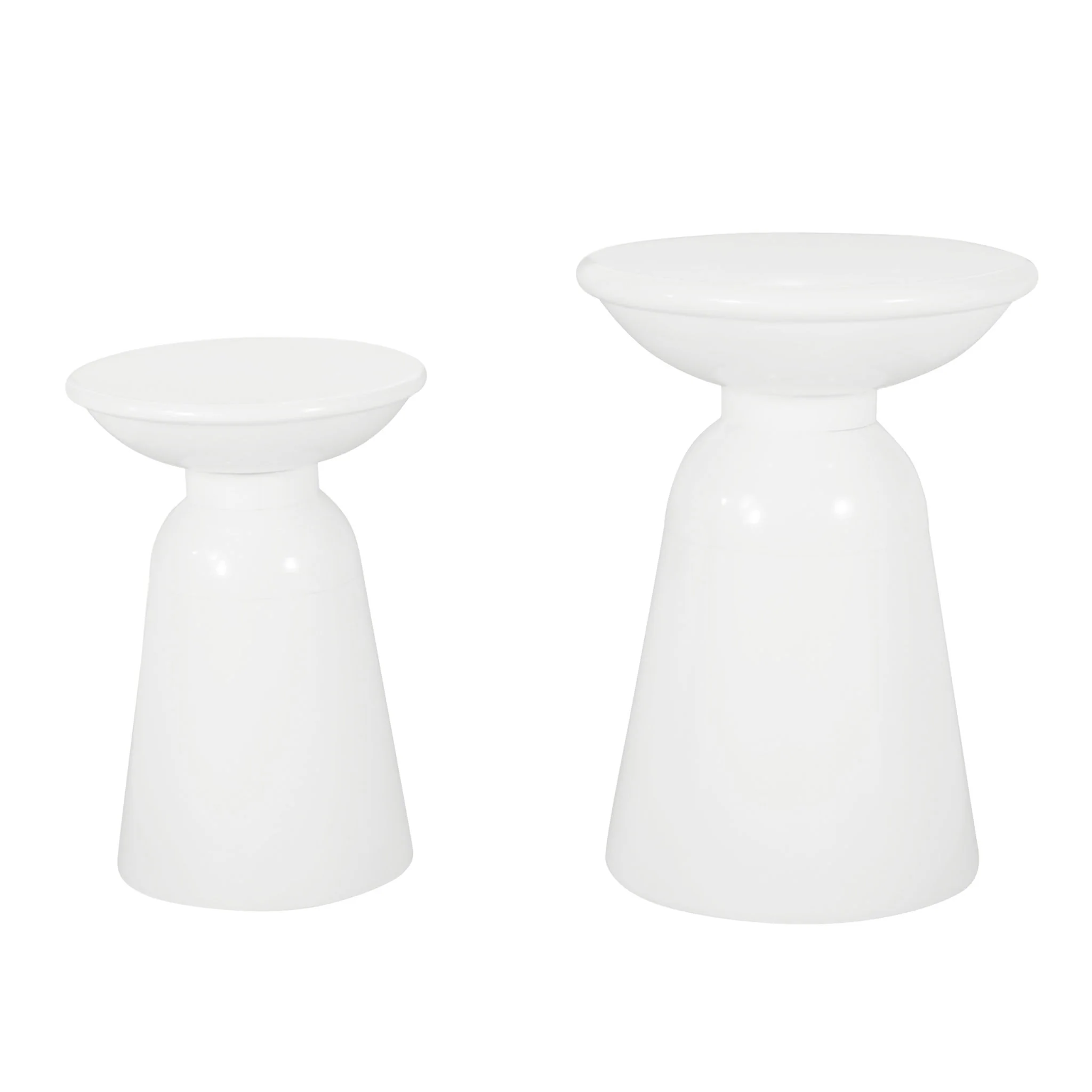 Serenita - Outdoor Side Tables With Flared Design (Set of 2) - Image 2
