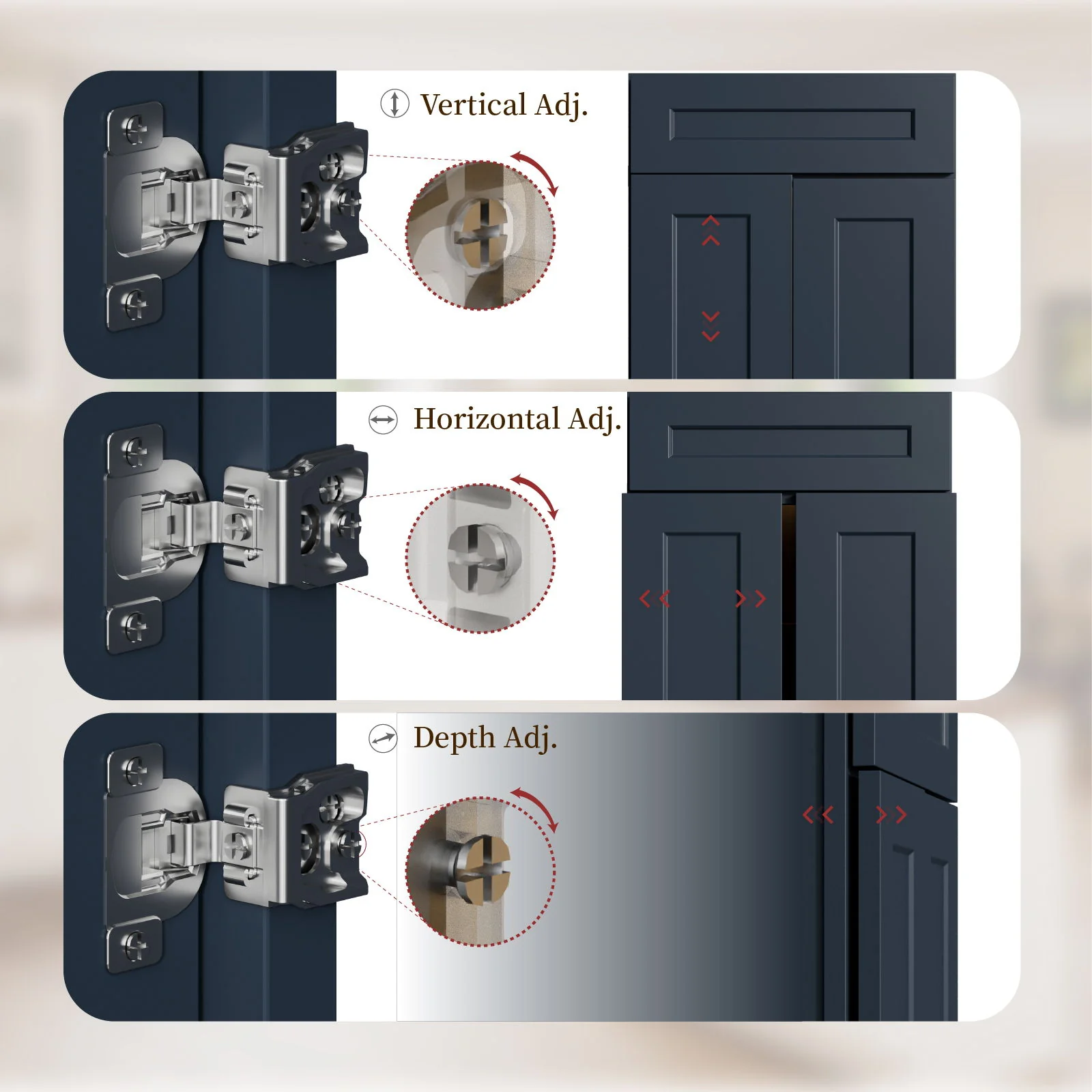 Shaker Base Cabinet With Soft-Close Hinges, Adjustable Shelf - Image 7