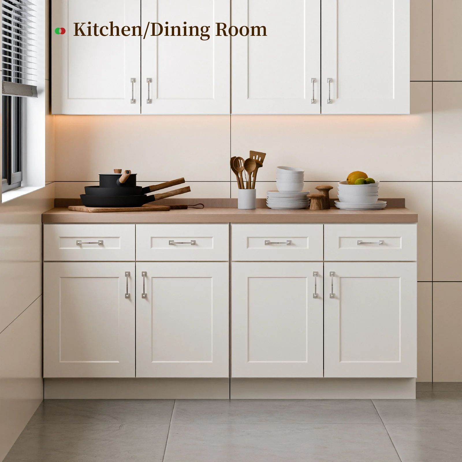 Shaker Wall Cabinet With Soft Close Hinges, Adjustable Shelves, Double Door - Image 56
