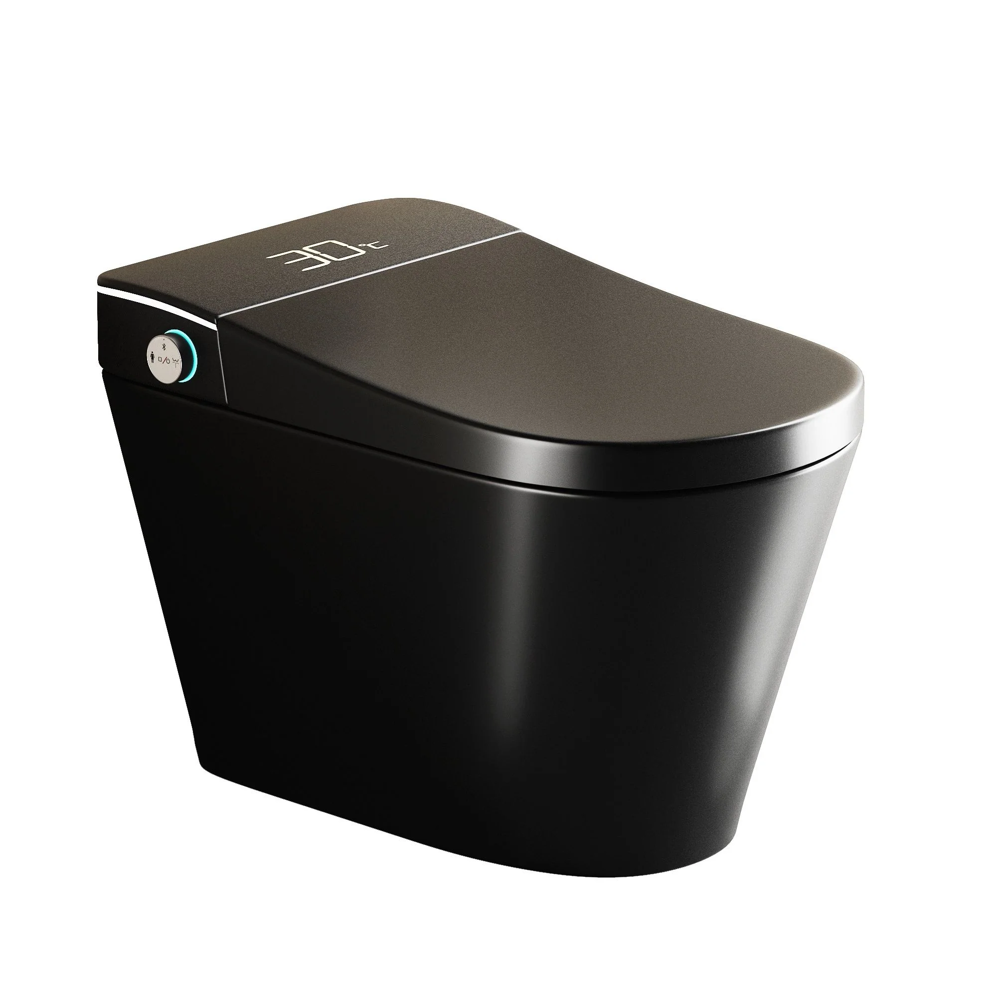 Smart Bidet Toilet With Auto Open / Close Seat, Warm Water Wash, Heated Seat, And Wireless Remote Control - Image 2